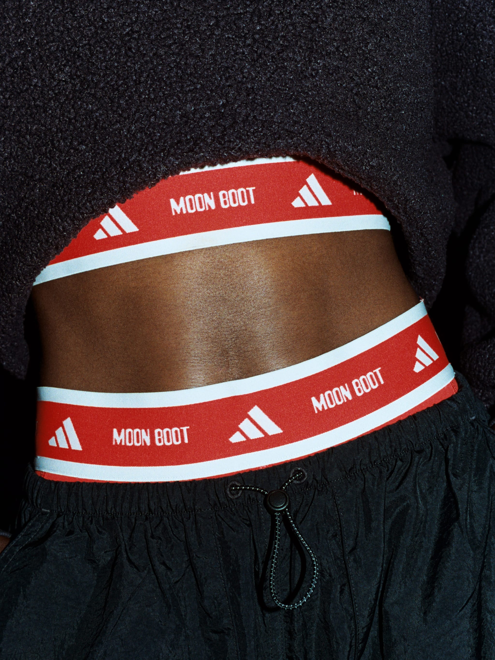 adidas x Moon Boot Red Crop Top image number 4