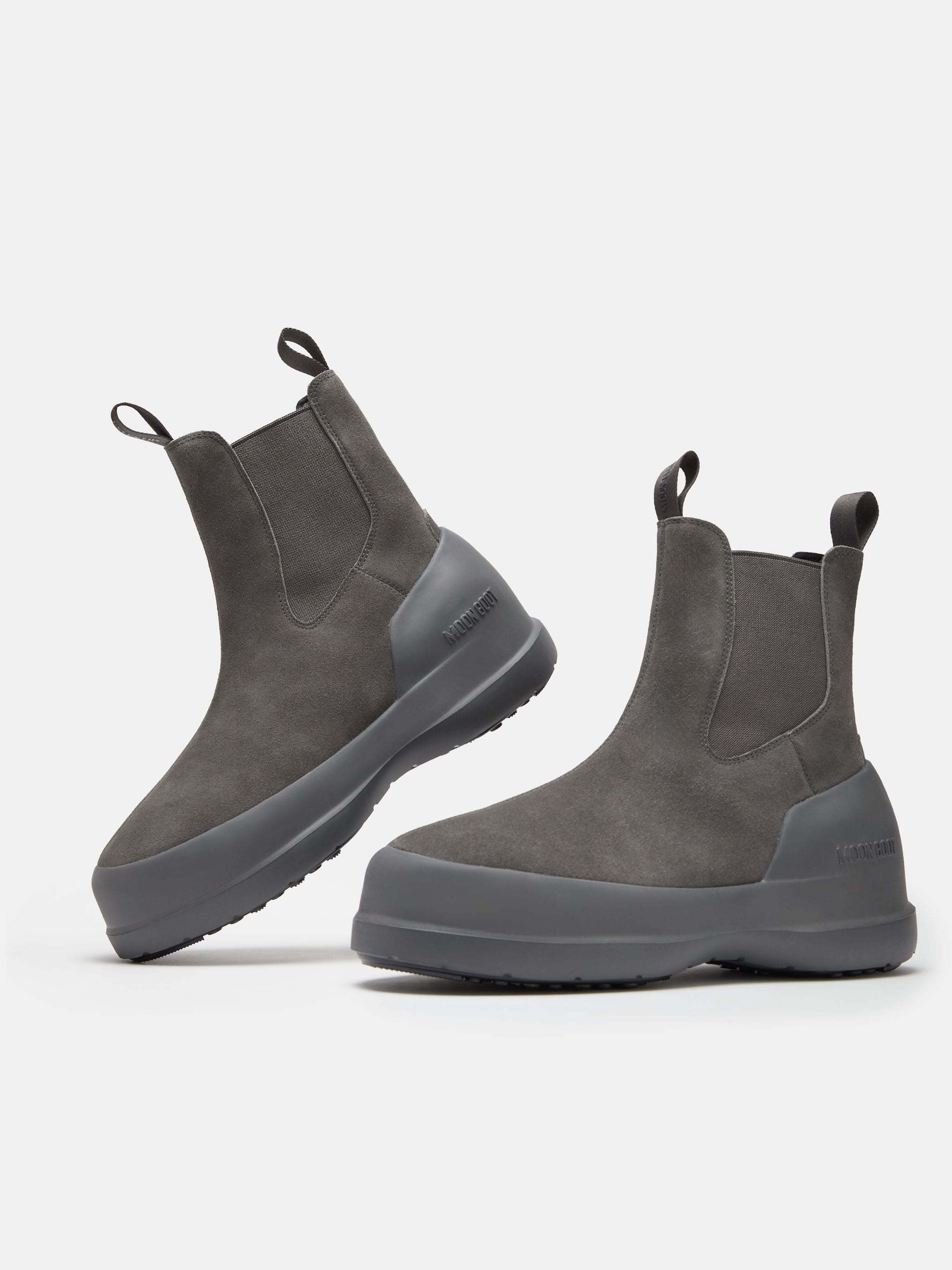 LUNA GREY SUEDE CHELSEA BOOTS image number 2