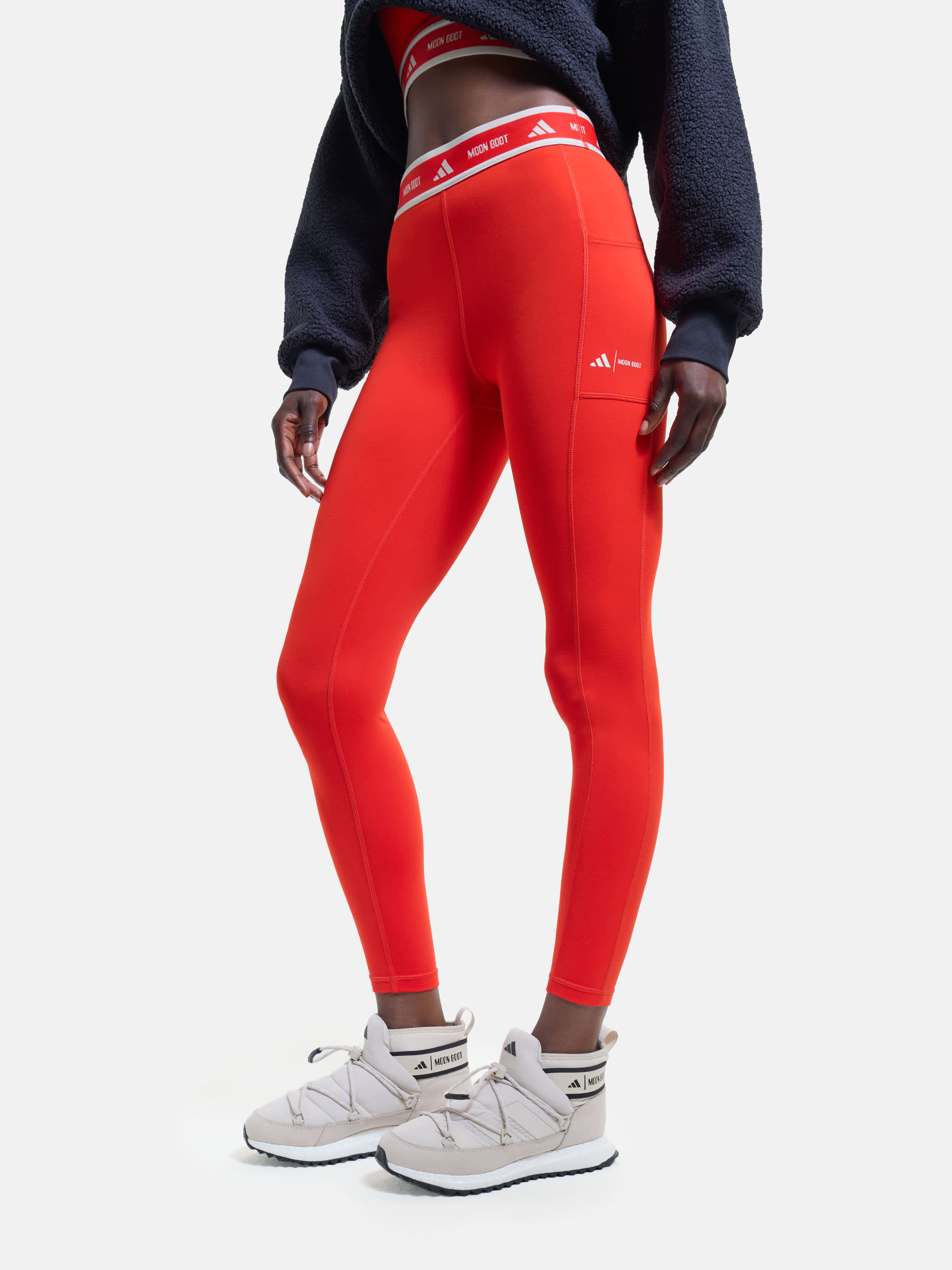 adidas x Moon Boot Leggings Rot image number 0