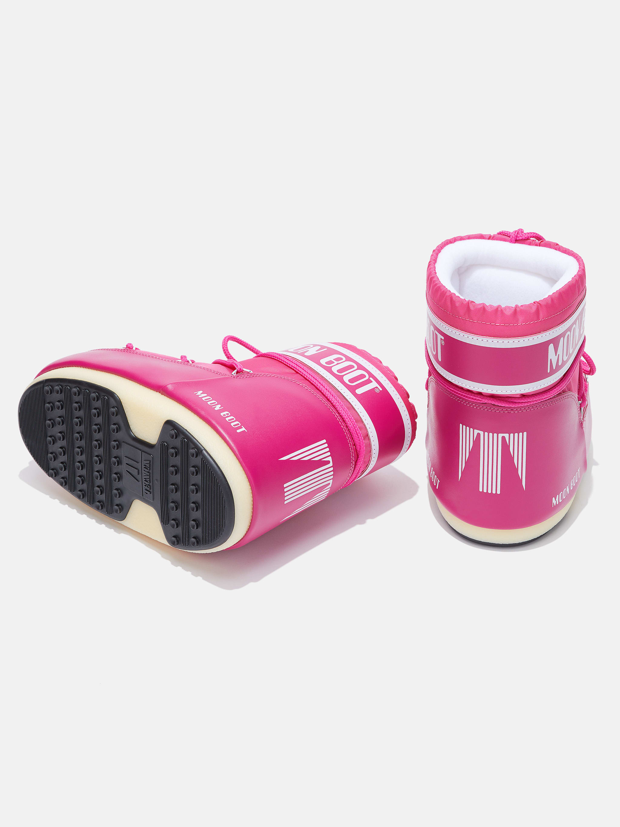 ICON LOW HOT-PINK NYLON BOOTS image number 2