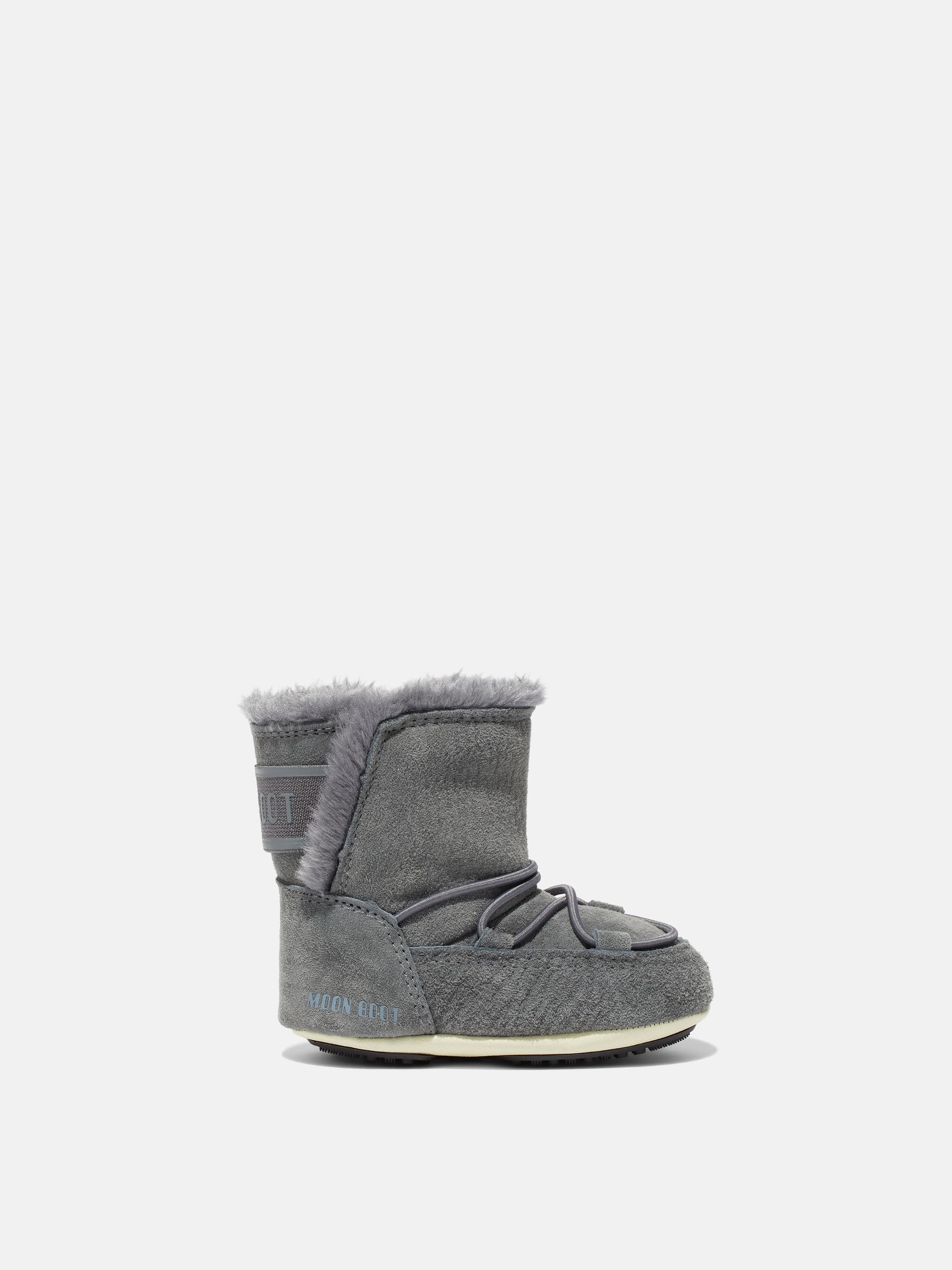 CRIB GREY SUEDE BOOTS