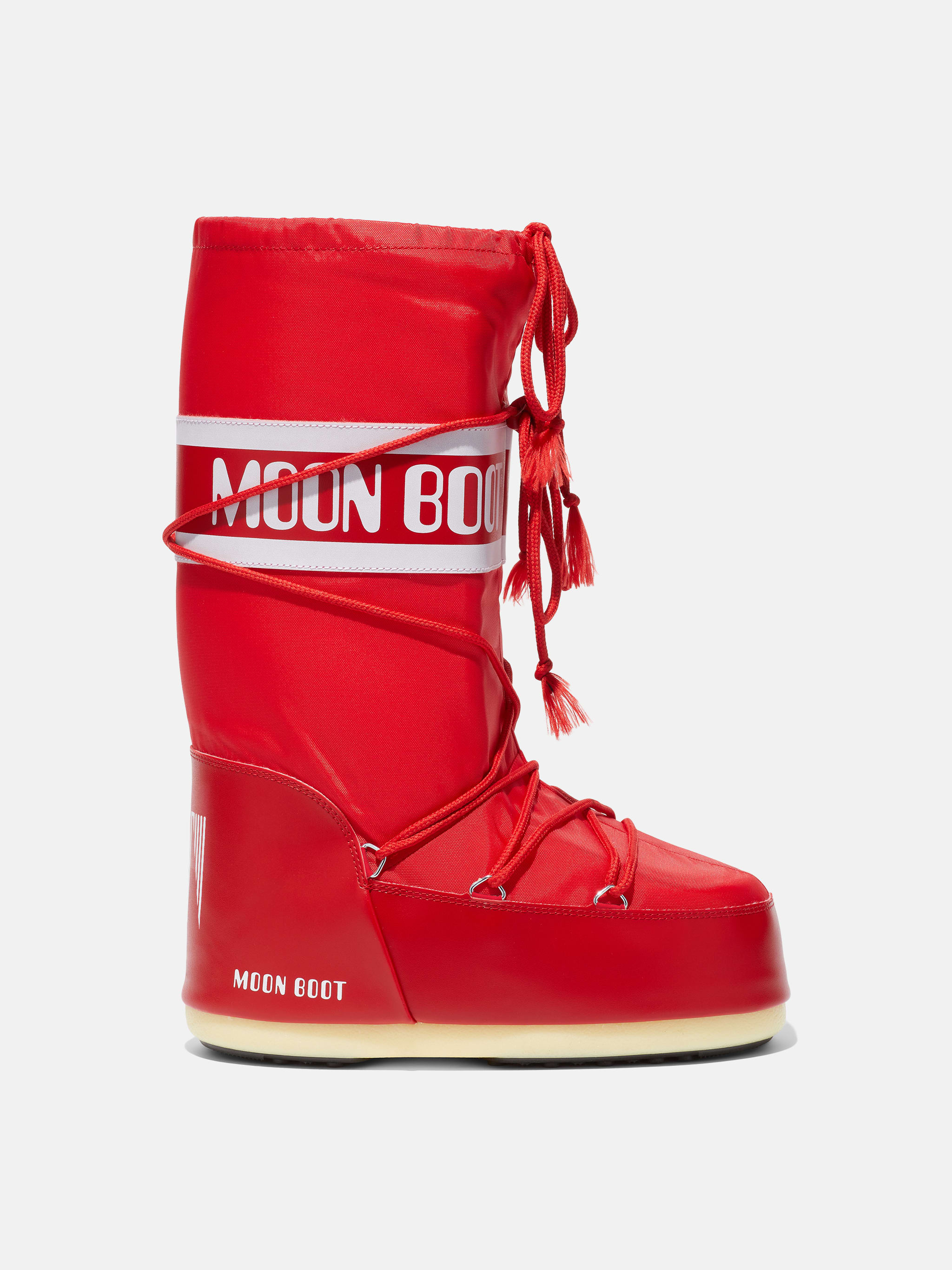 ICON RED NYLON BOOTS