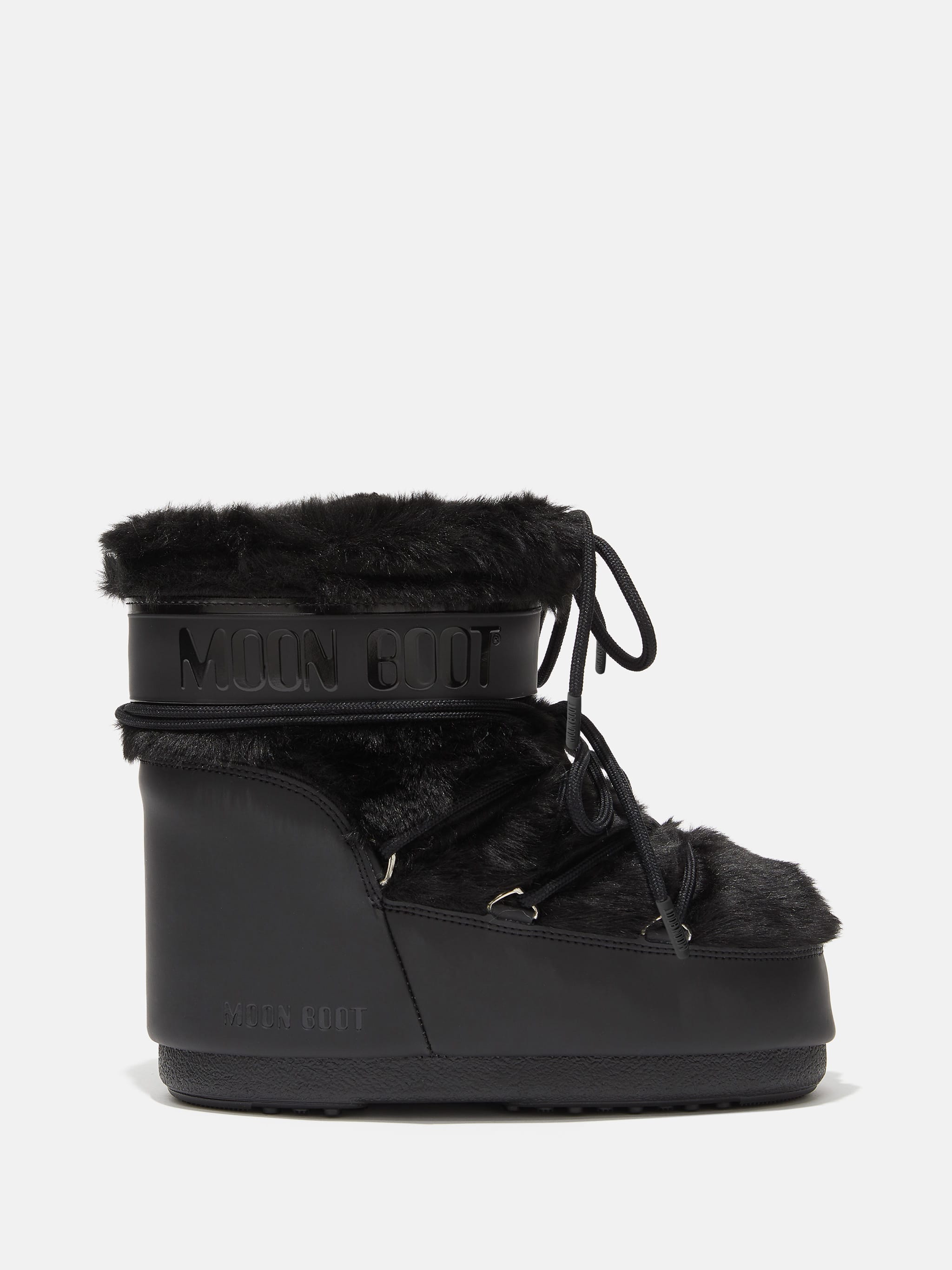 BOTTES ICON LOW BLACK EN FAUSSE FOURRURE image number 0