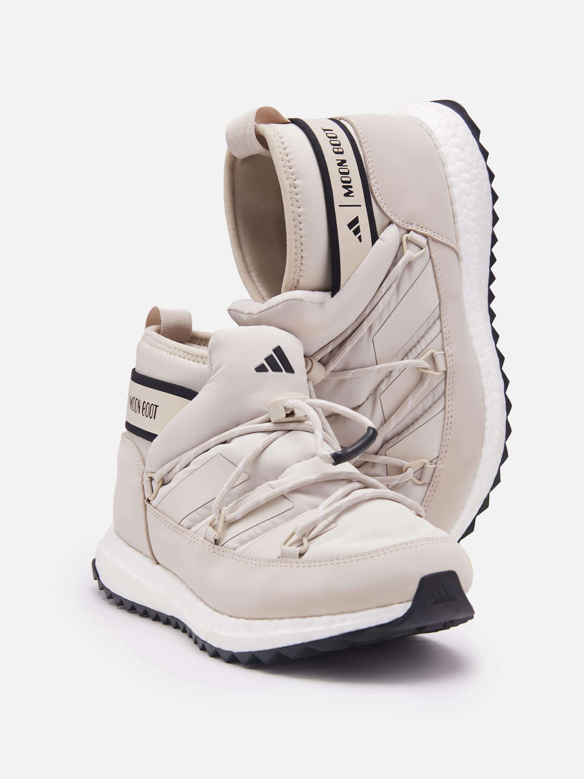 adidas x Moon Boot Moonboost Low Beige Sneakers image number 2