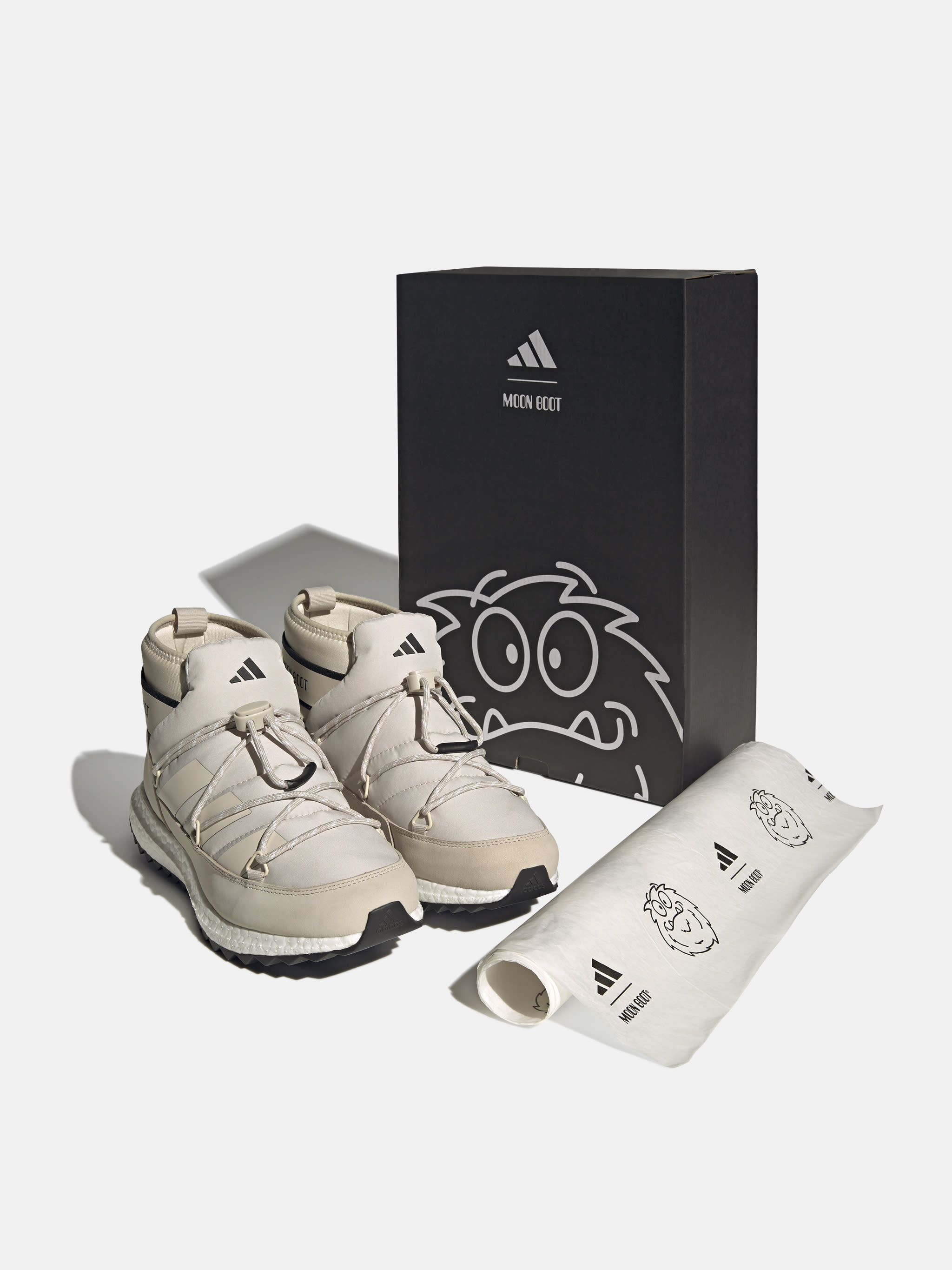 adidas x Moon Boot Moonboost Low Sneakers Beige image number 6