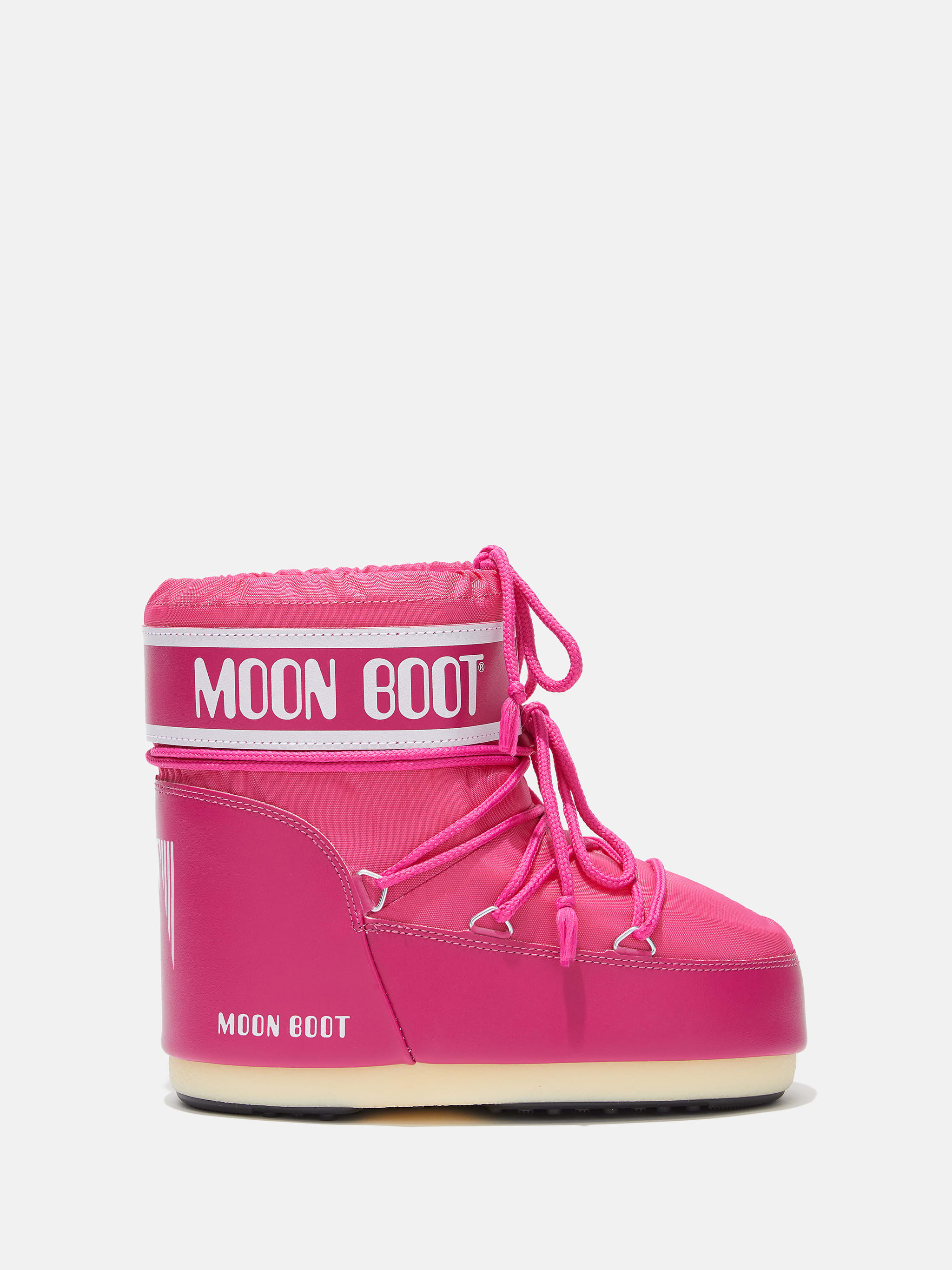 ICON LOW HOT-PINK NYLON BOOTS image number 0