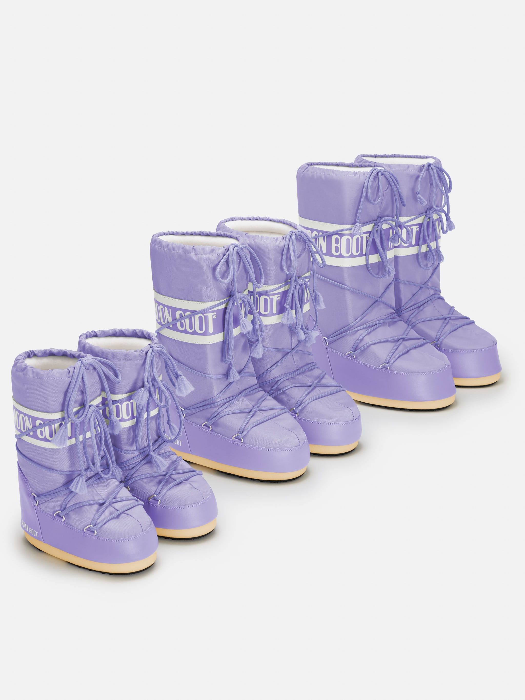 BOTTES ICON EN NYLON LILAS image number 4