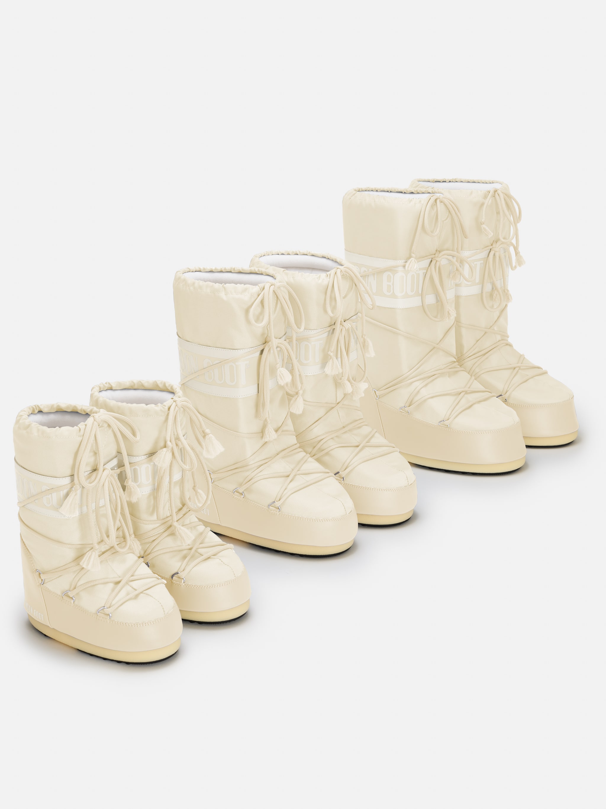 BOTTES ICON CREAM EN NYLON image number 4