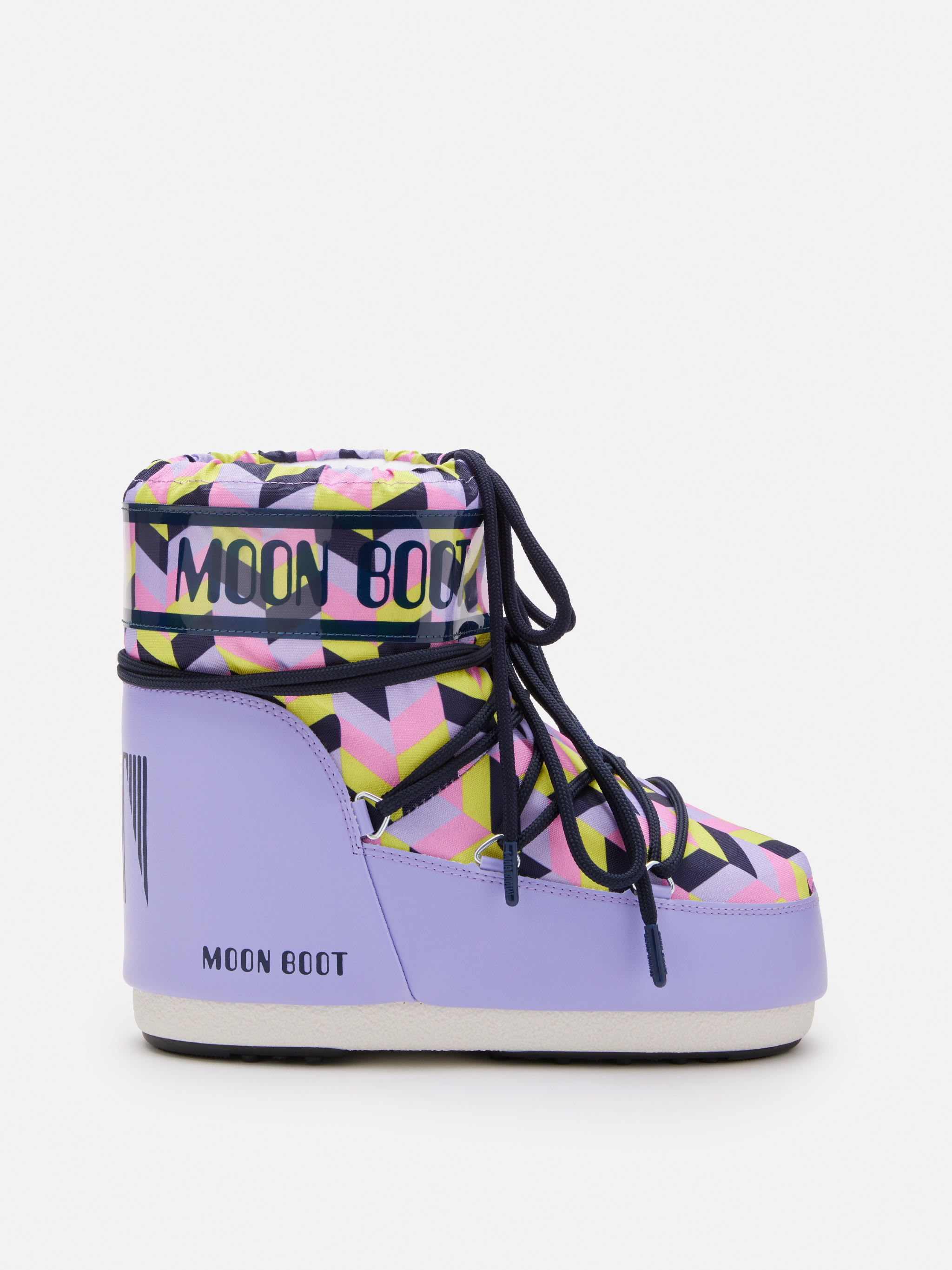 ICON LOW OPTICAL-PRINT LILAC BOOTS