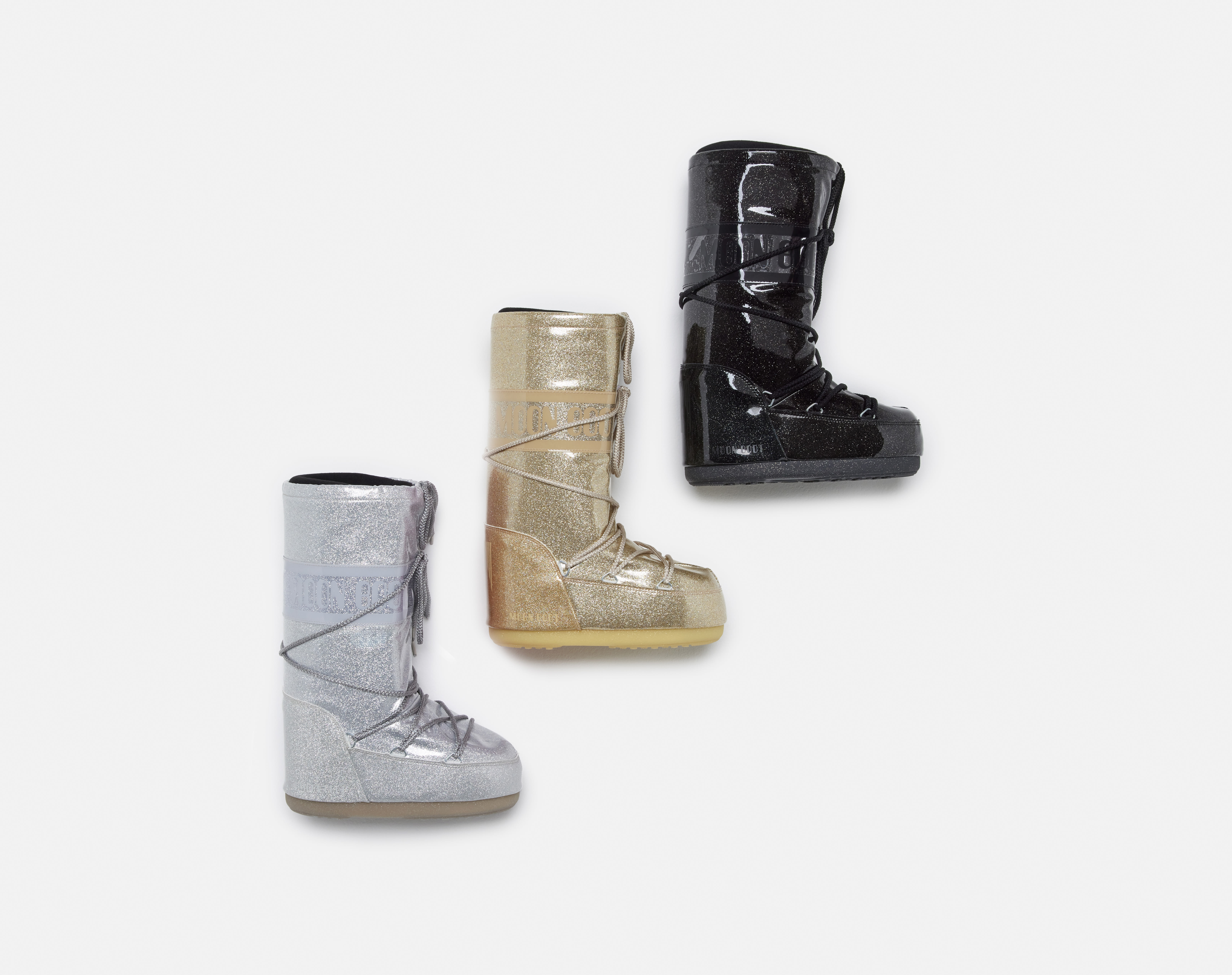 ICON SILVER GLITTER BOOTS image number 4