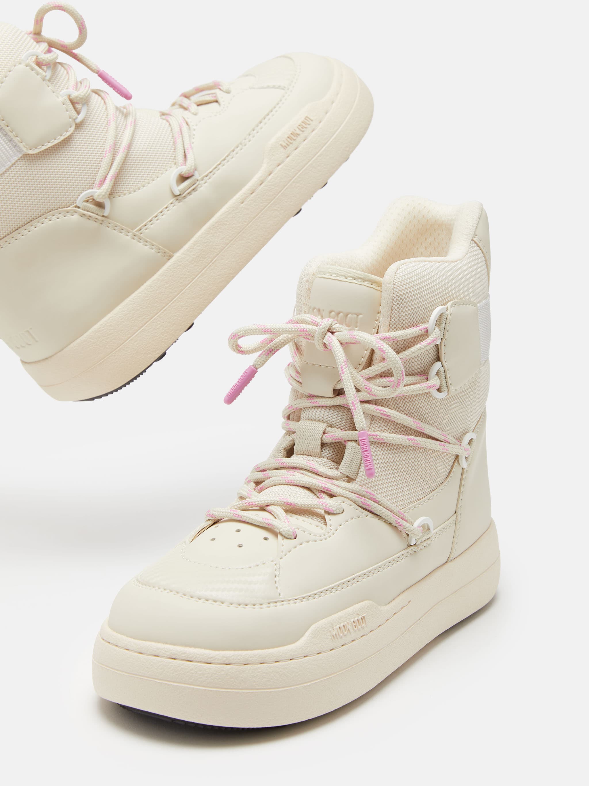 PARK CREAM SNEAKER BOOTS image number 2