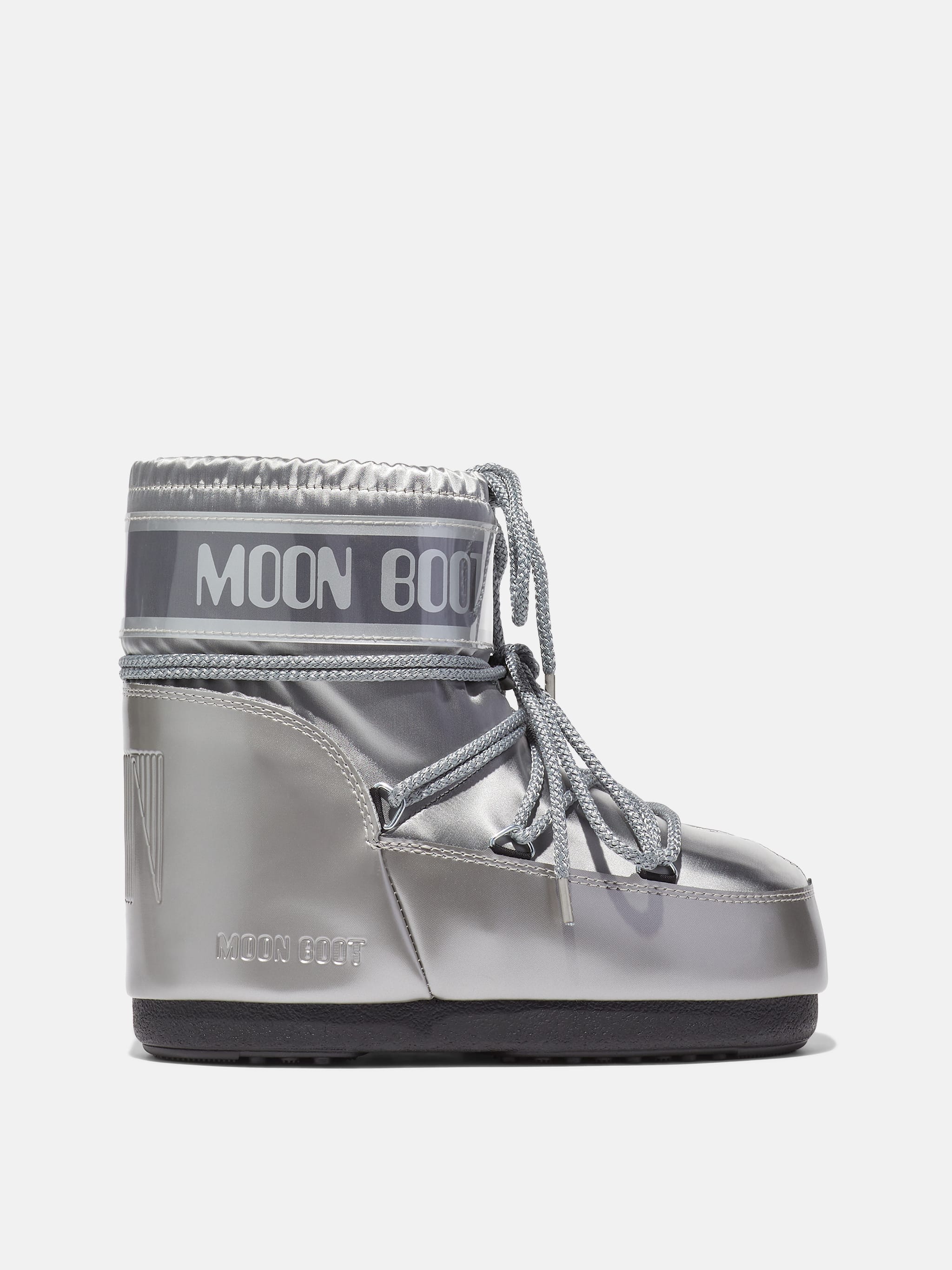 BOTTES ICON LOW GLANCE SILVER EN SATIN image number 0