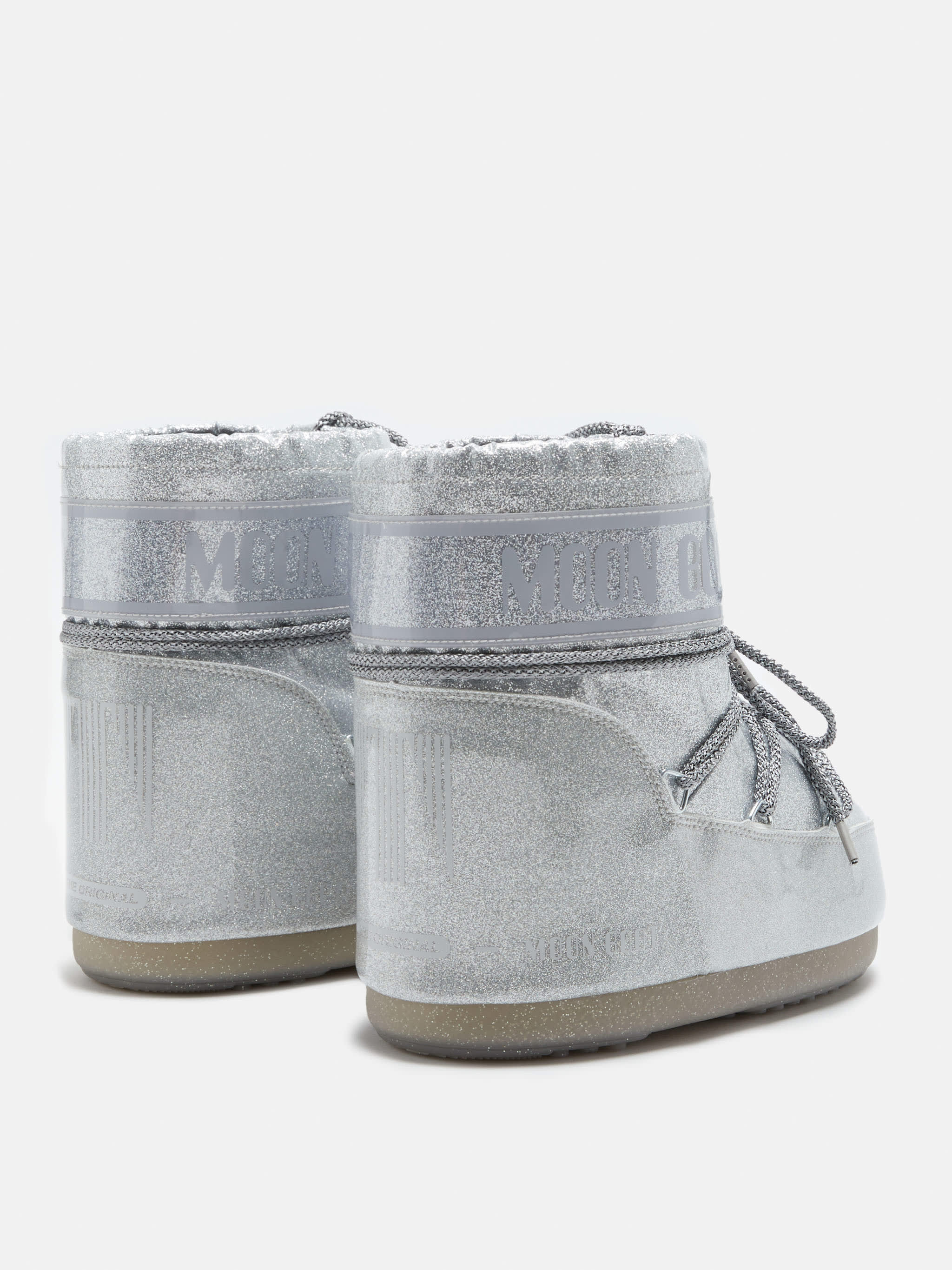 ICON LOW SILVER GLITTER BOOTS image number 2