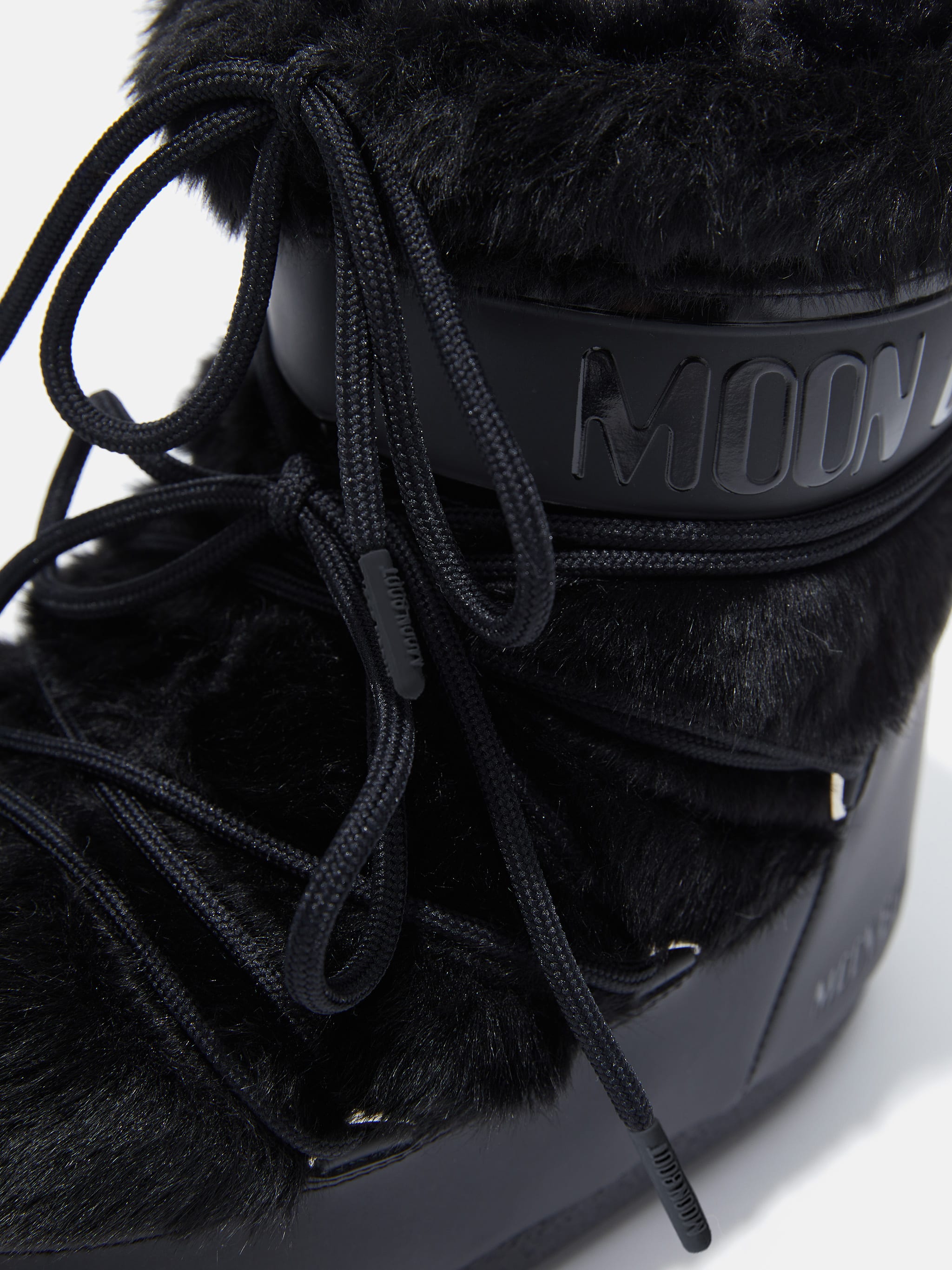 BOTTES ICON LOW BLACK EN FAUSSE FOURRURE image number 3