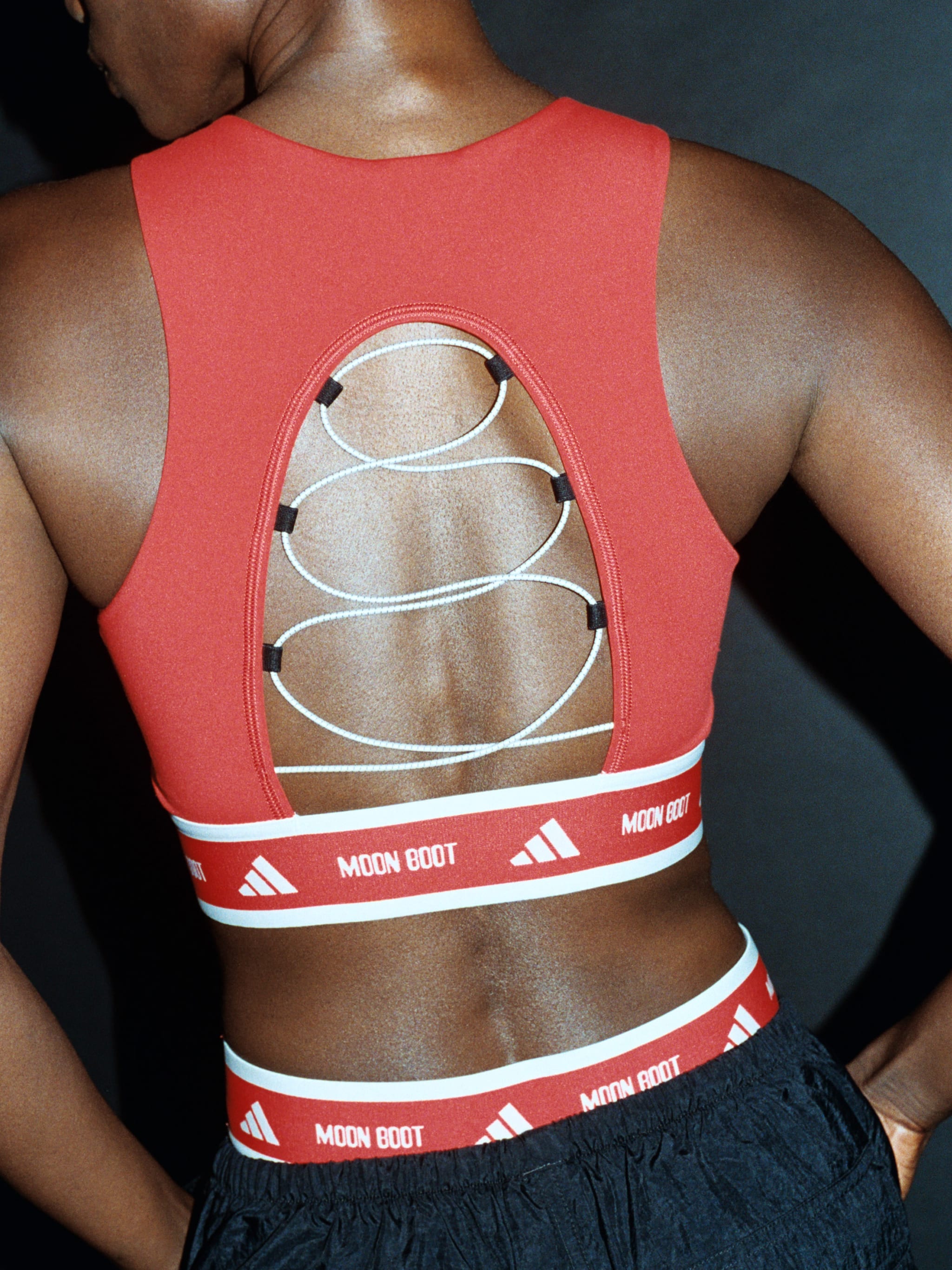 adidas x Moon Boot Red Crop Top