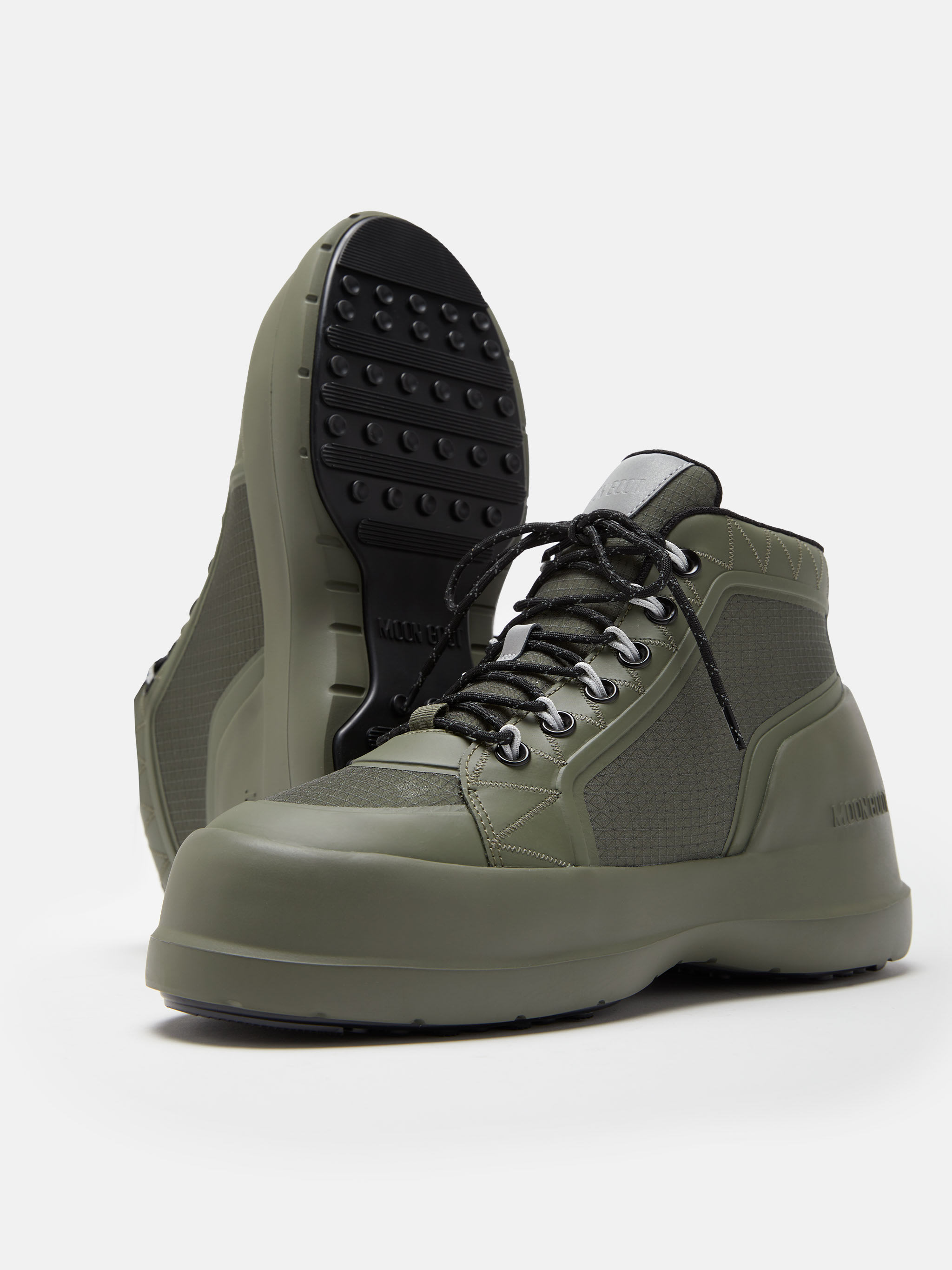 BOTTES LUNA TREK MID EN NYLON KHAKI image number 3