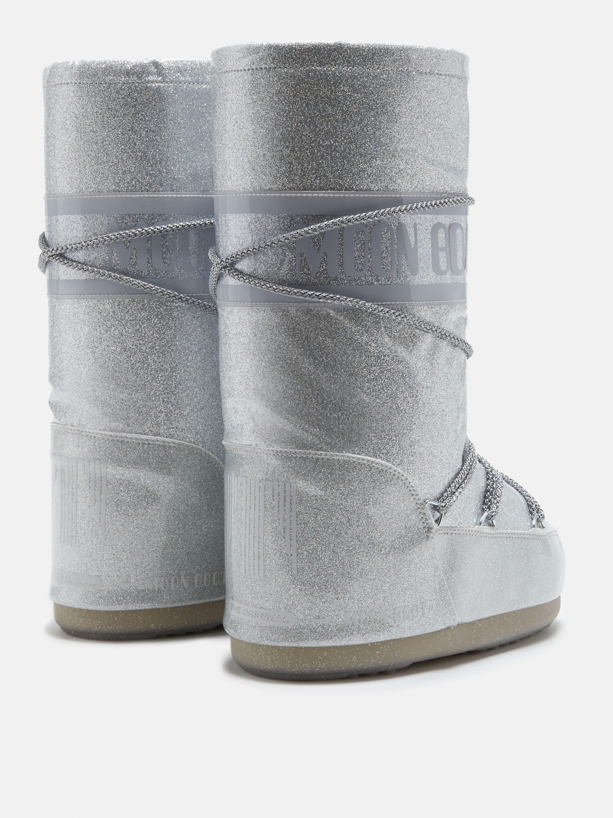 ICON GLITTER STIEFEL SILBER