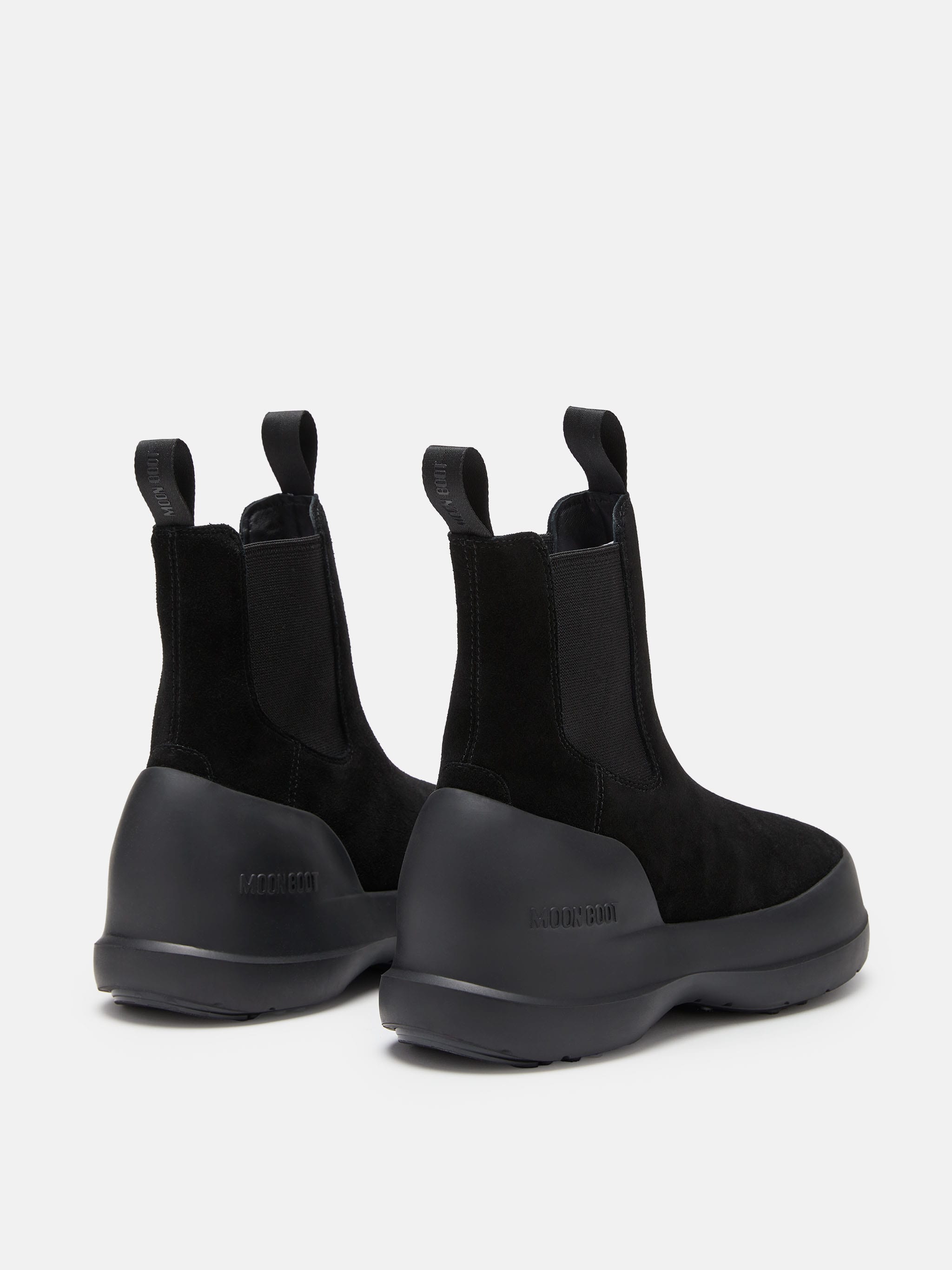 LUNA BLACK SUEDE CHELSEA BOOTS image number 1