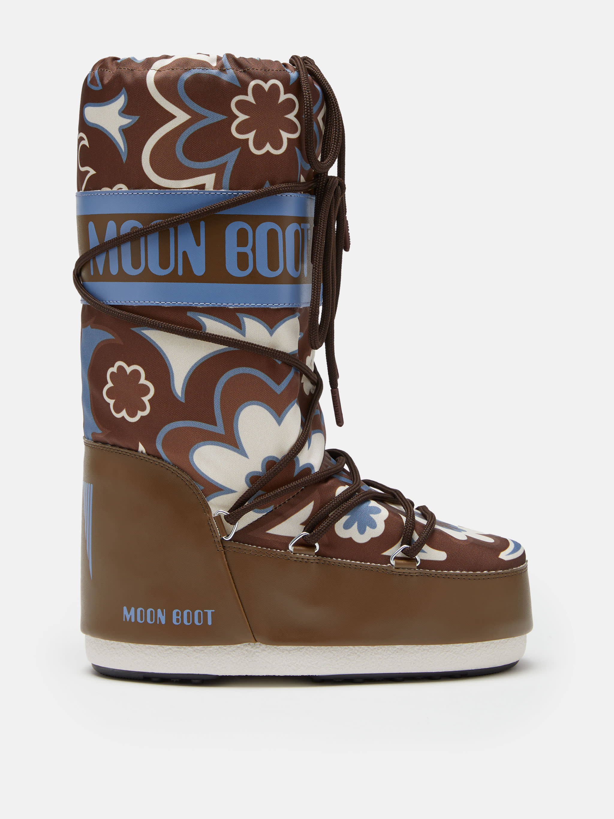 ICON FLOWER-PRINT STIEFEL BRAUN image number 0