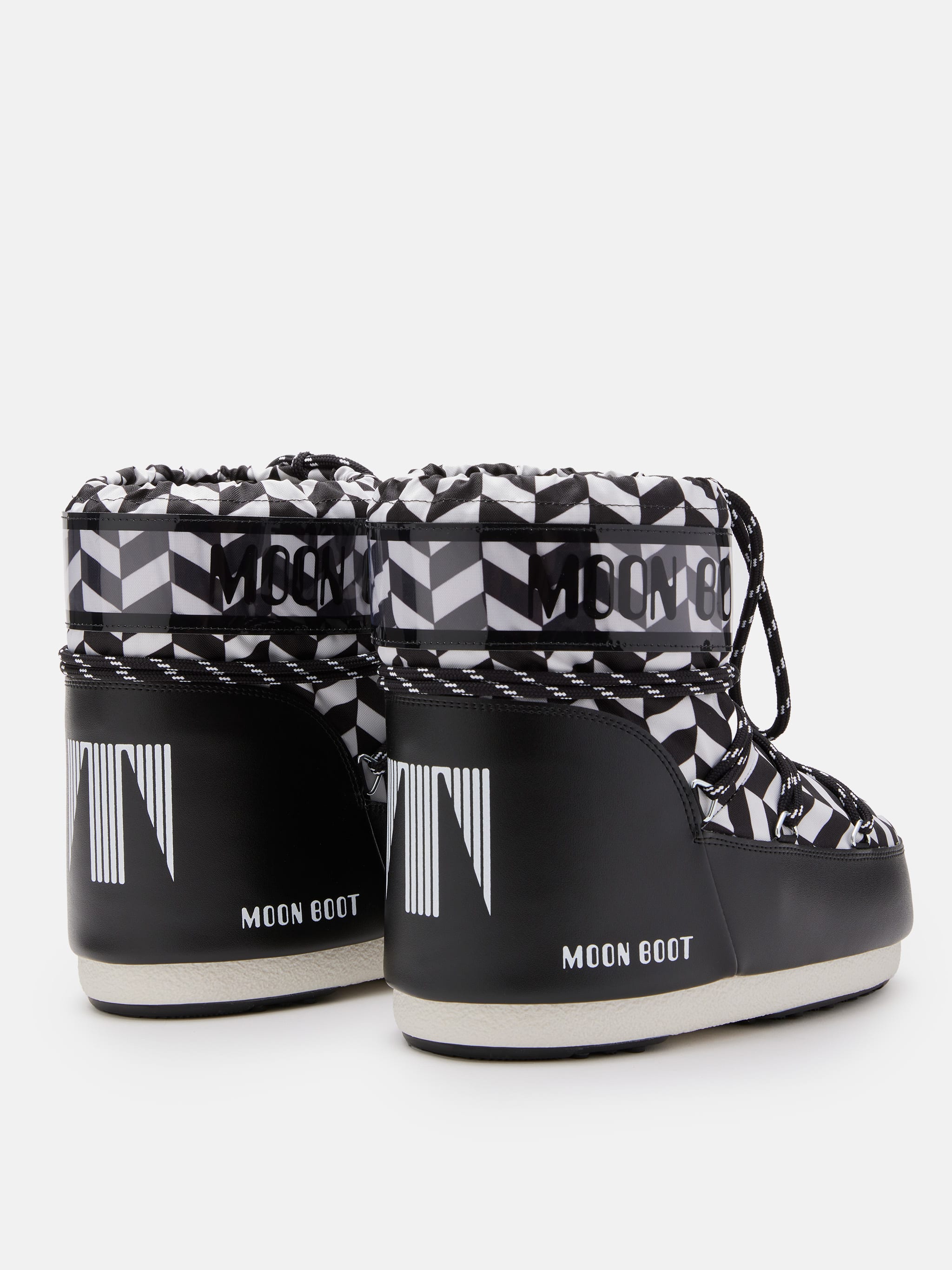 ICON LOW OPTICAL-PRINT BLACK BOOTS