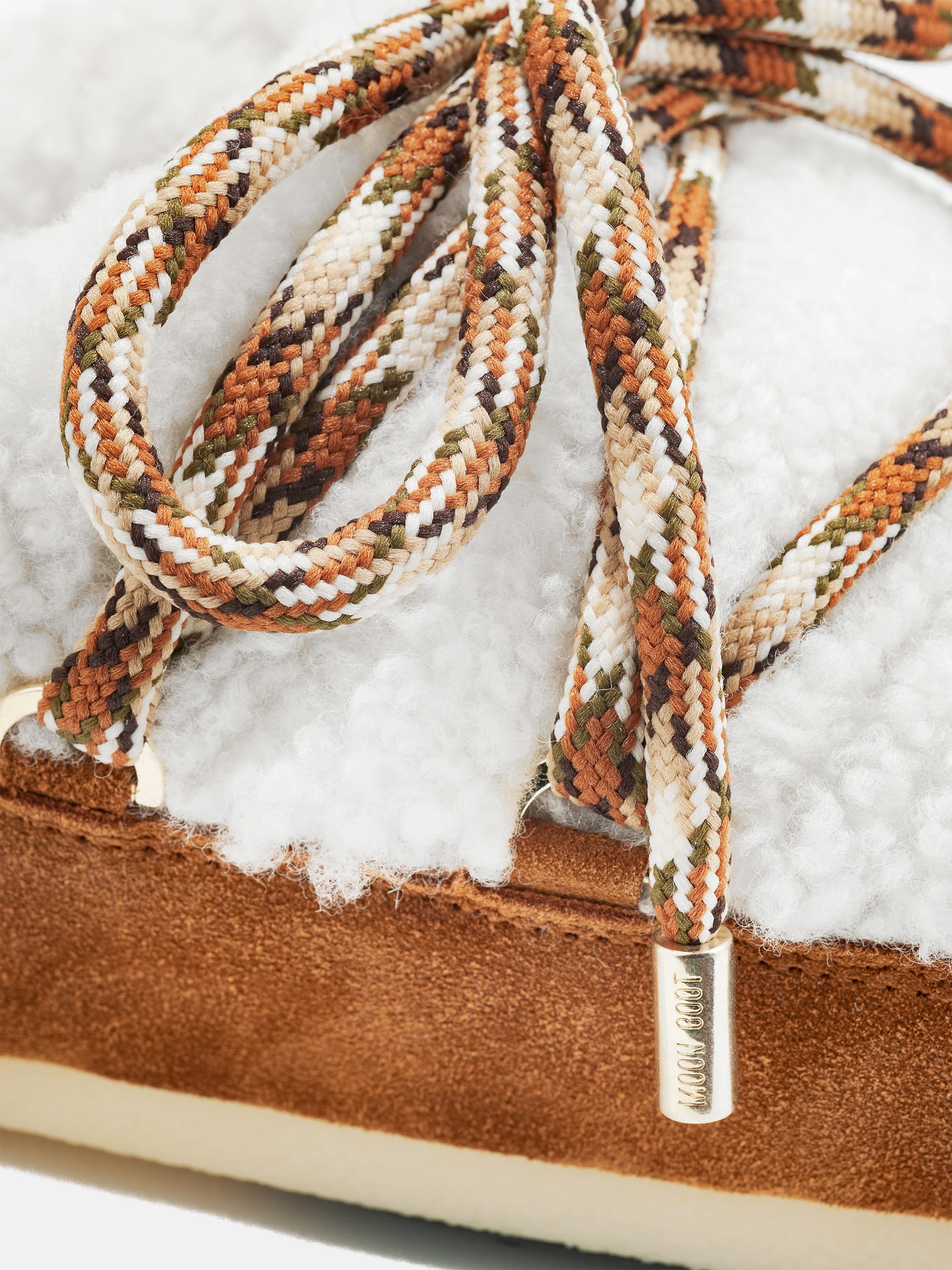 MB MULE SHEARLING WHISKY/OFF WHITE image number 1