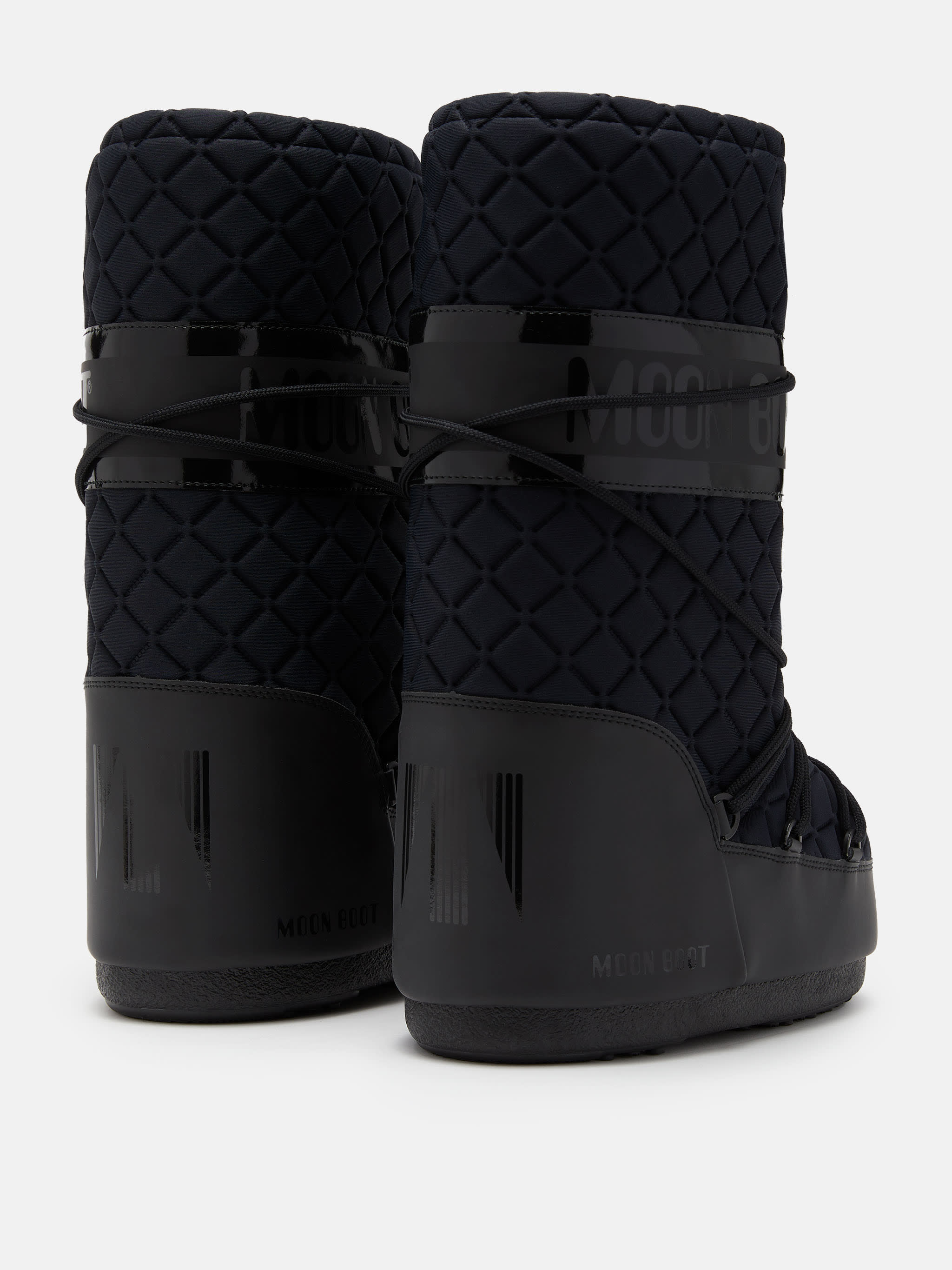 ICON QUILT BLACK BOOTS