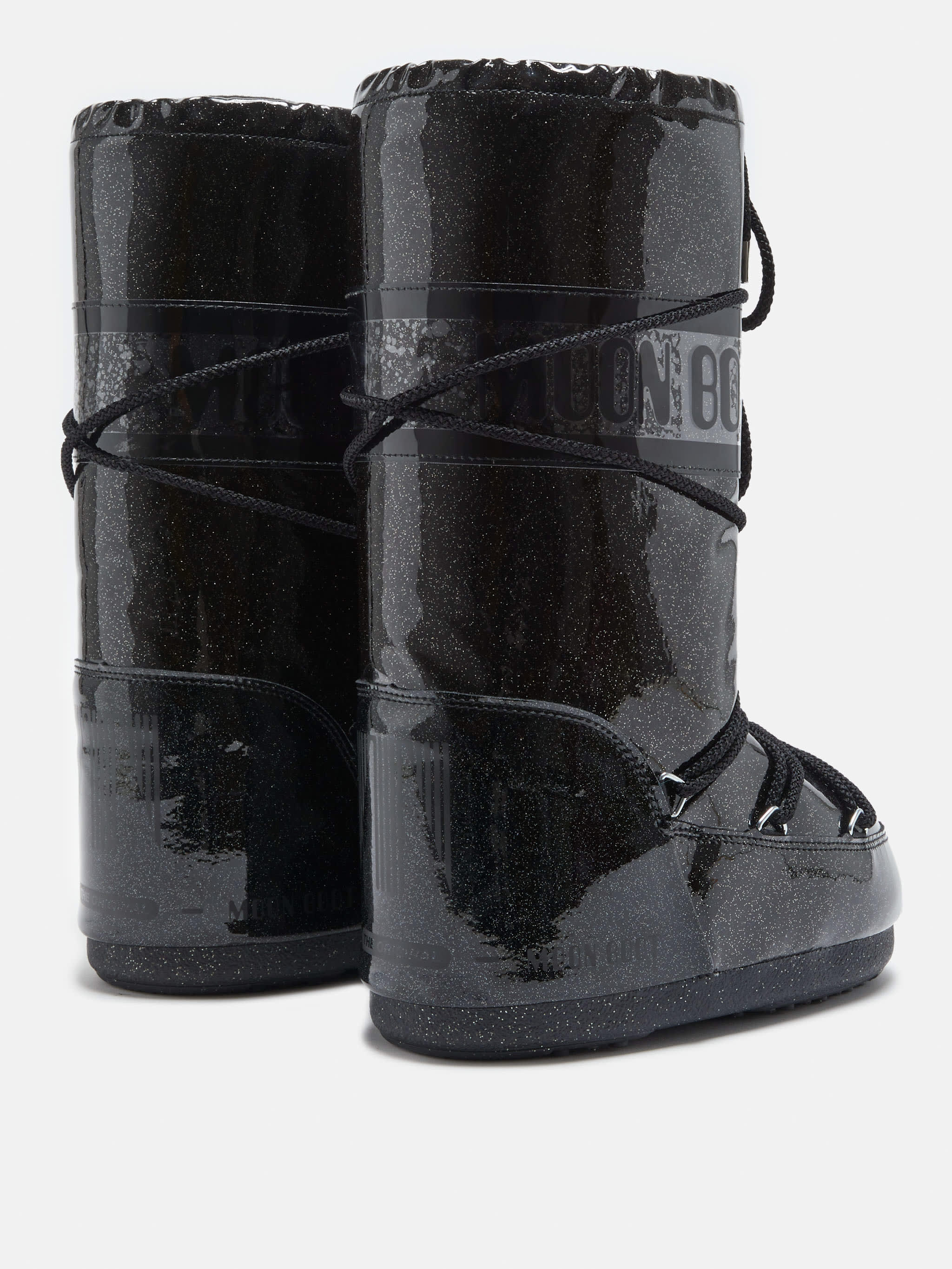 ICON BLACK GLITTER BOOTS