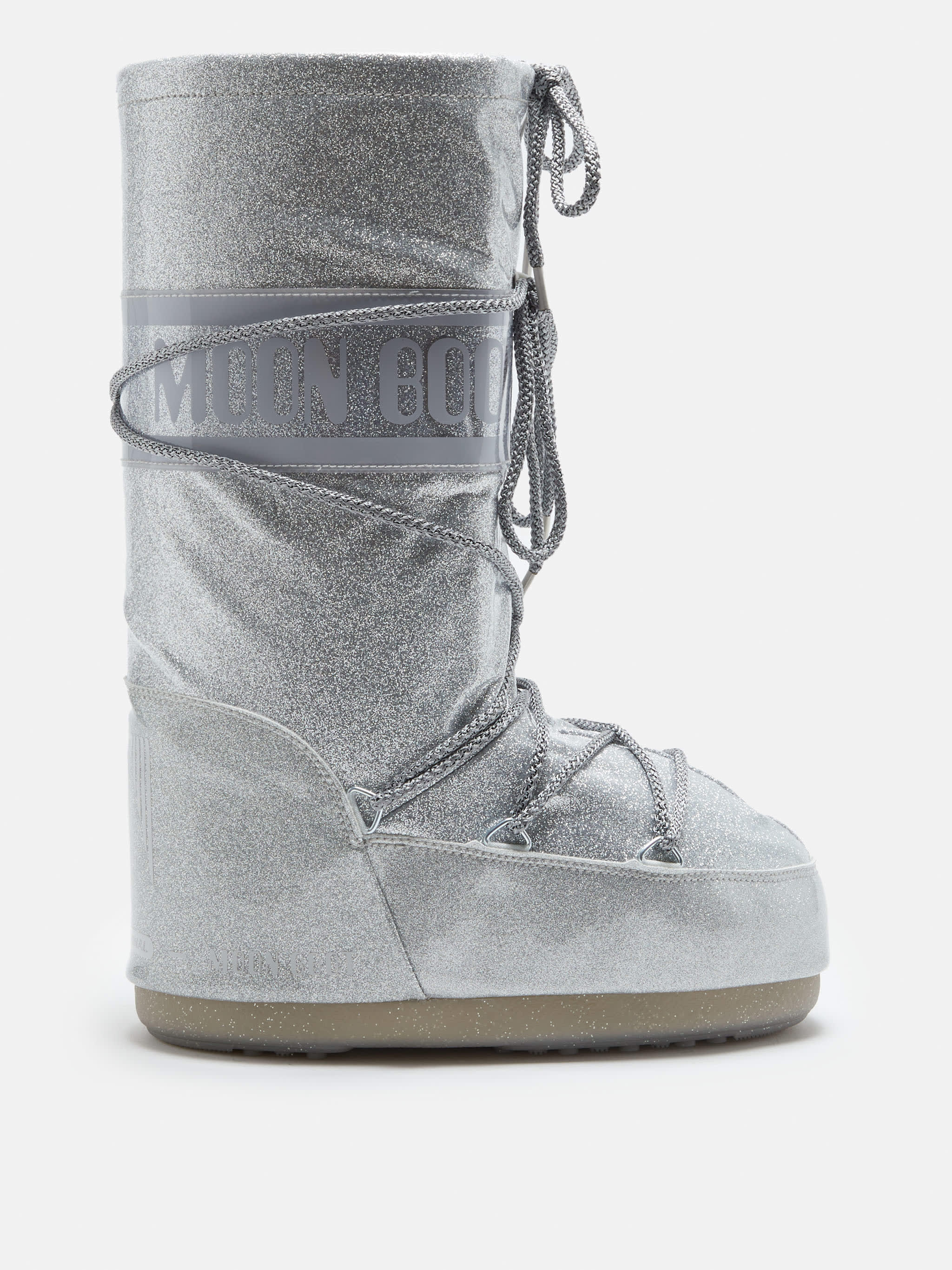 ICON GLITTER STIEFEL SILBER