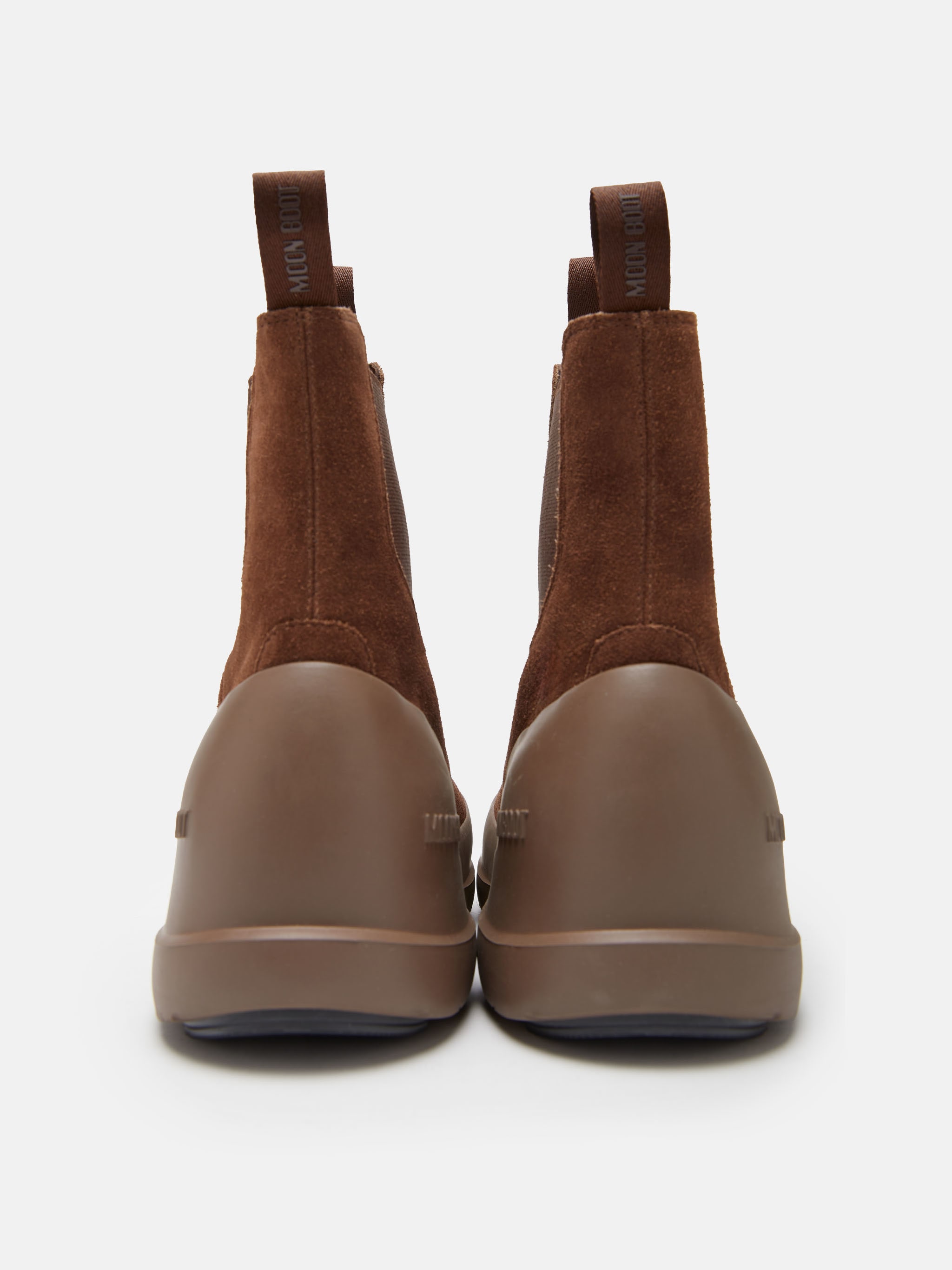 LUNA BROWN SUEDE CHELSEA BOOTS image number 3