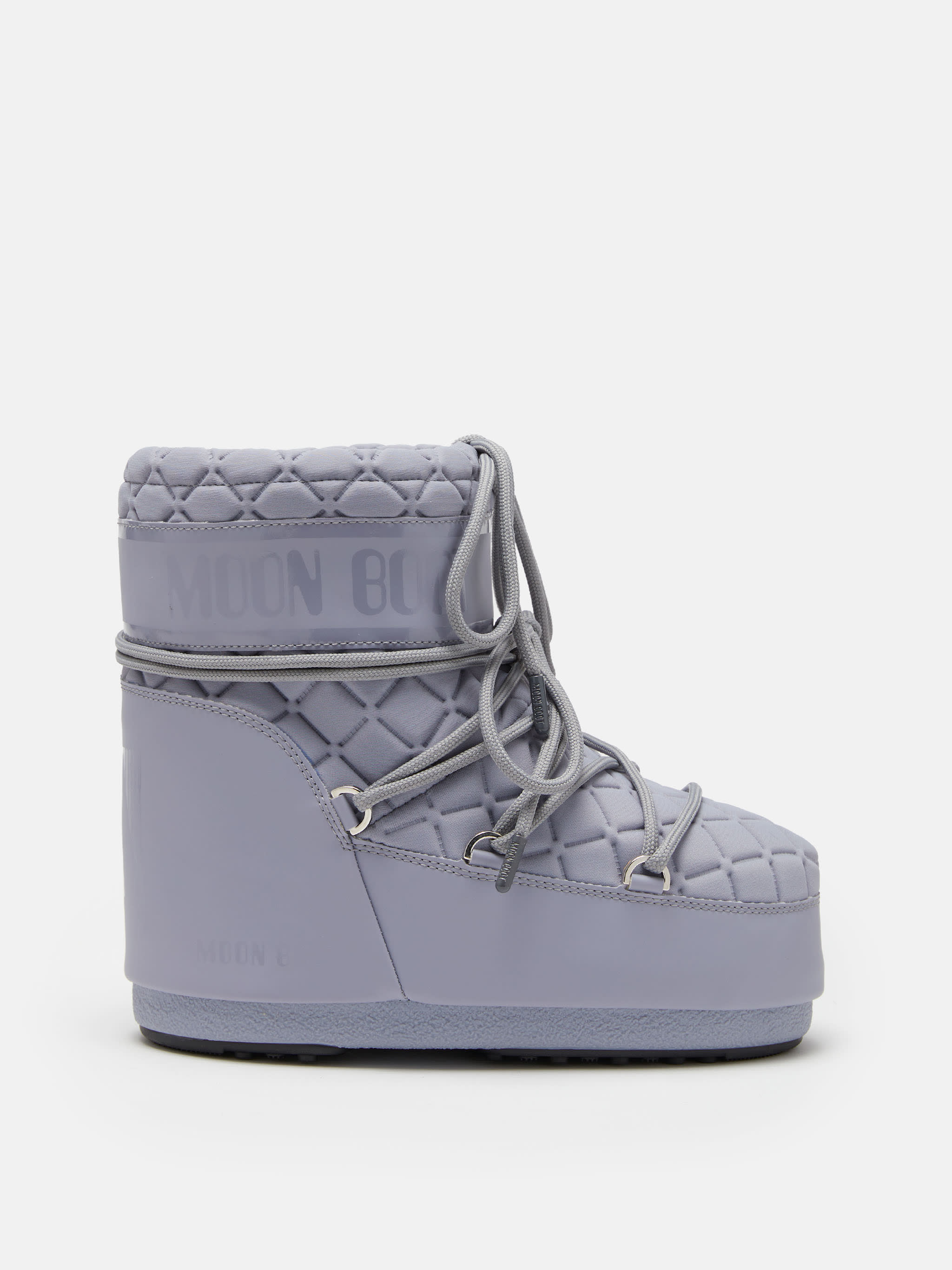 ICON LOW QUILT GREY BOOTS