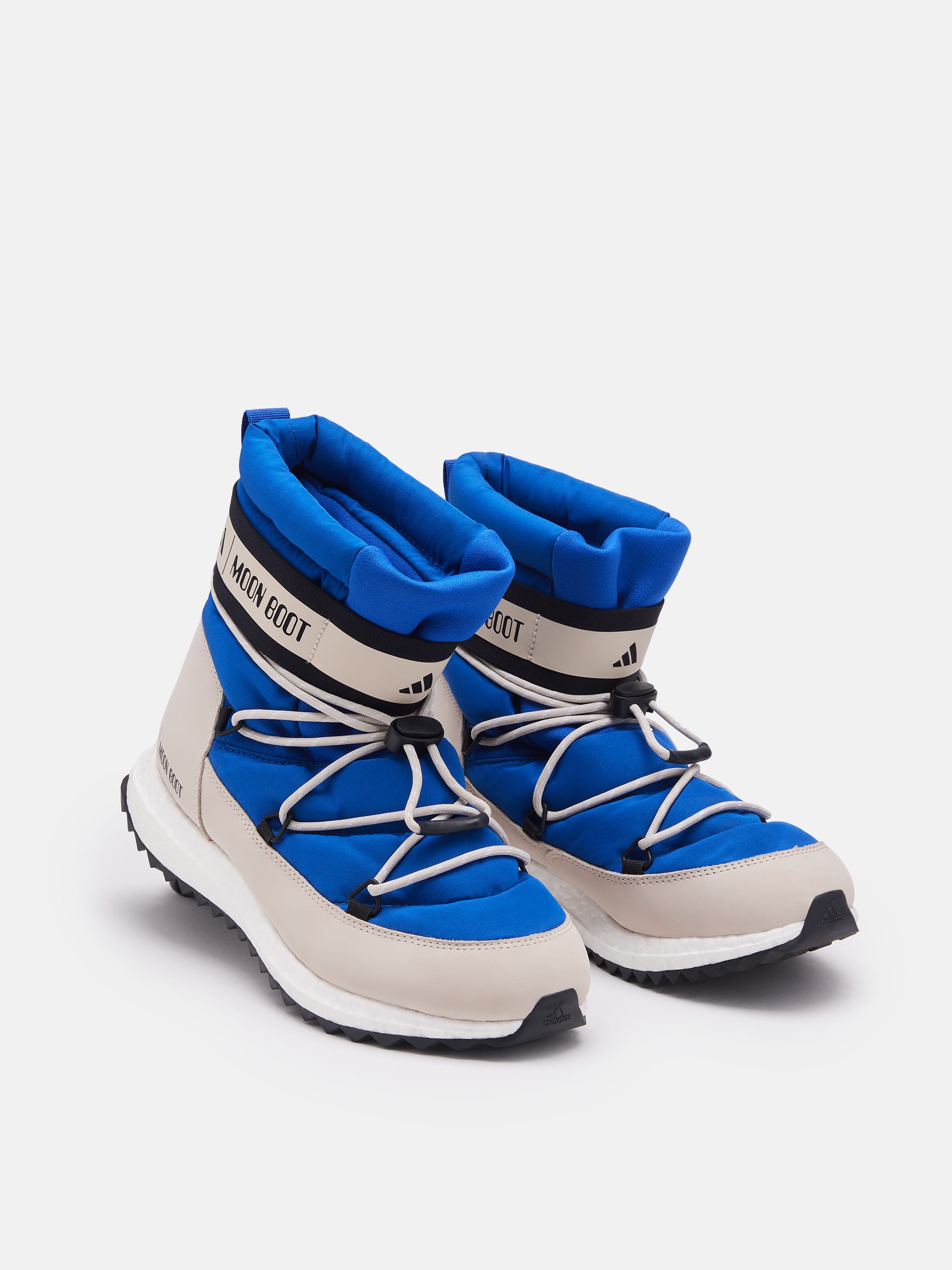 adidas x Moon Boot Moonboost High Blue Sneakers image number 3