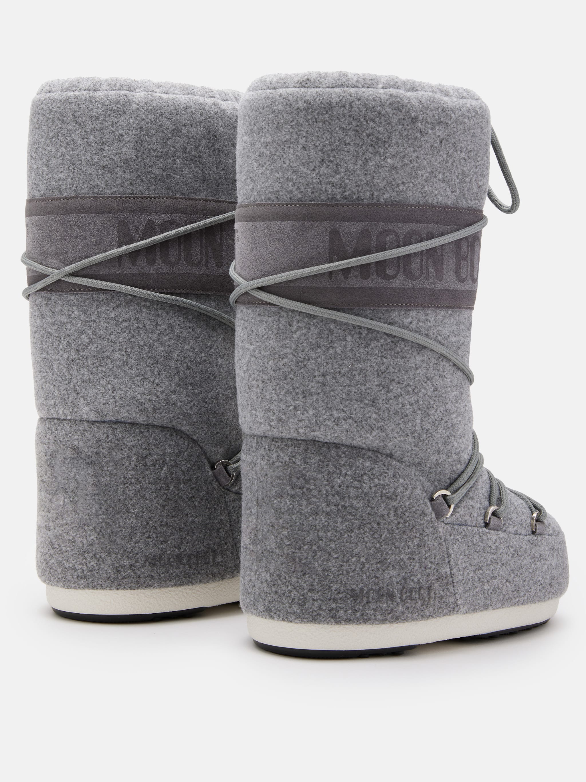 ICON GREY FELT BOOTS