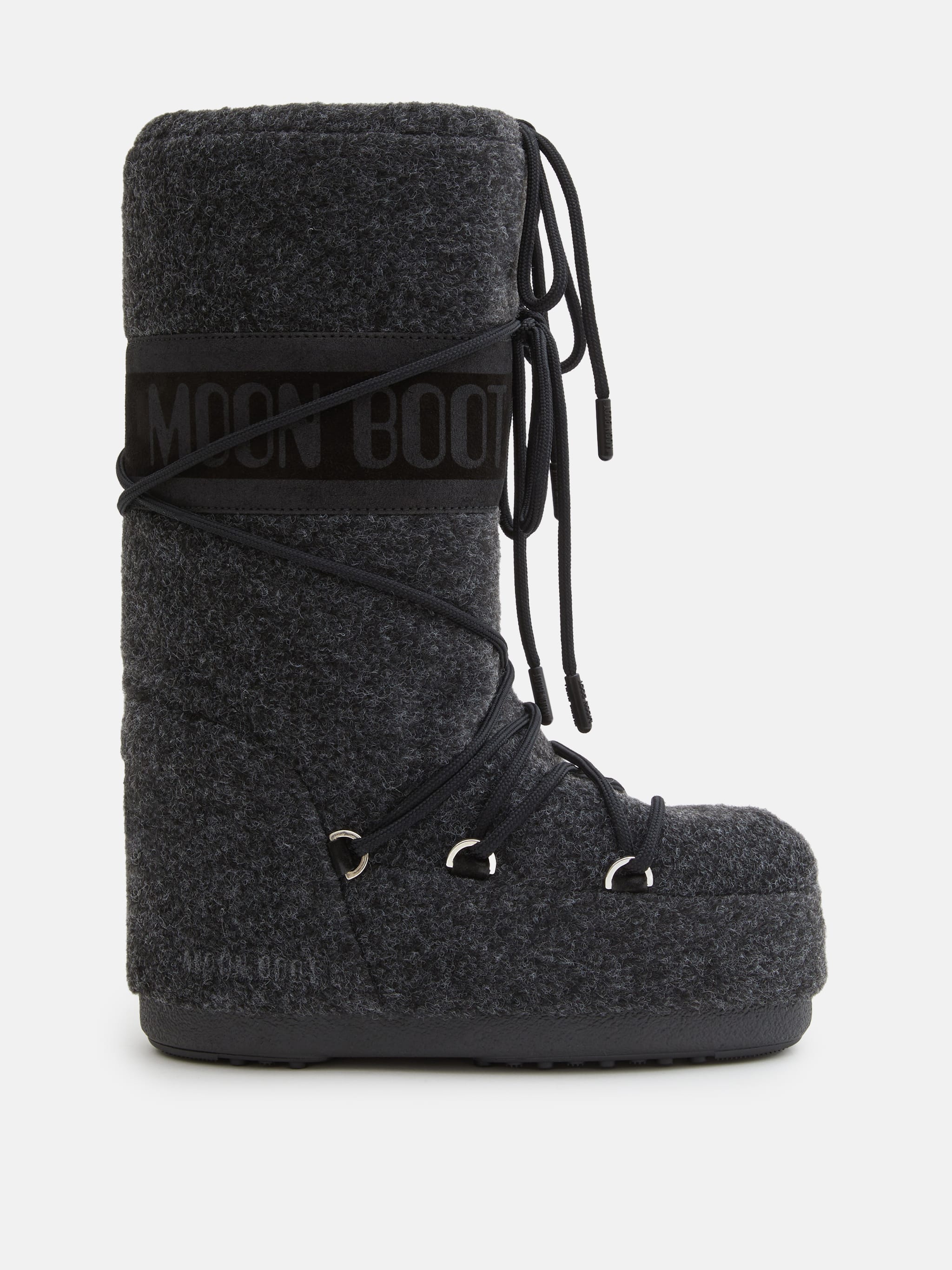 ICON BLACK FELT BOOTS