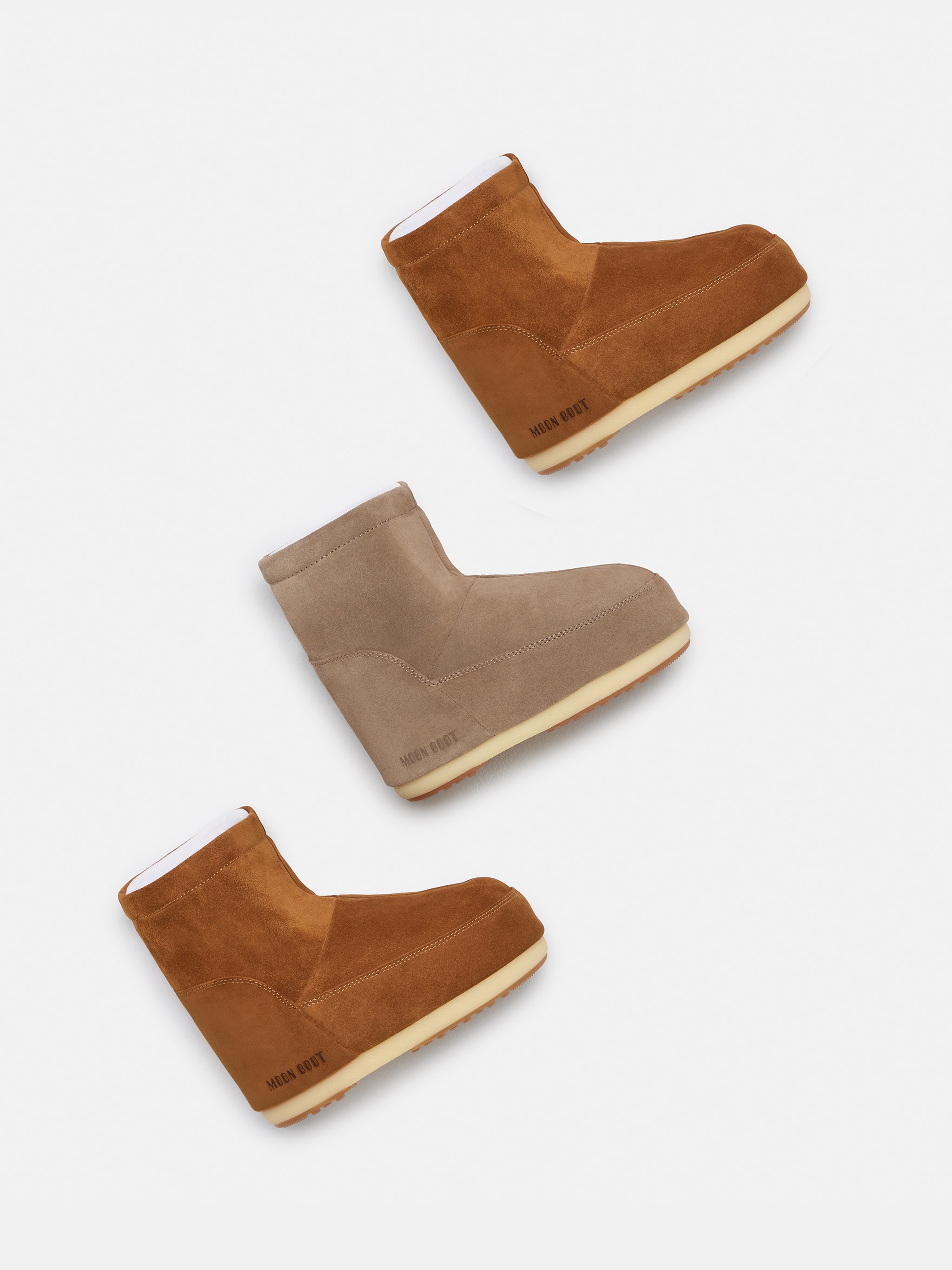 MB ICON LOW NOLACE SUEDE COGNAC image number 3