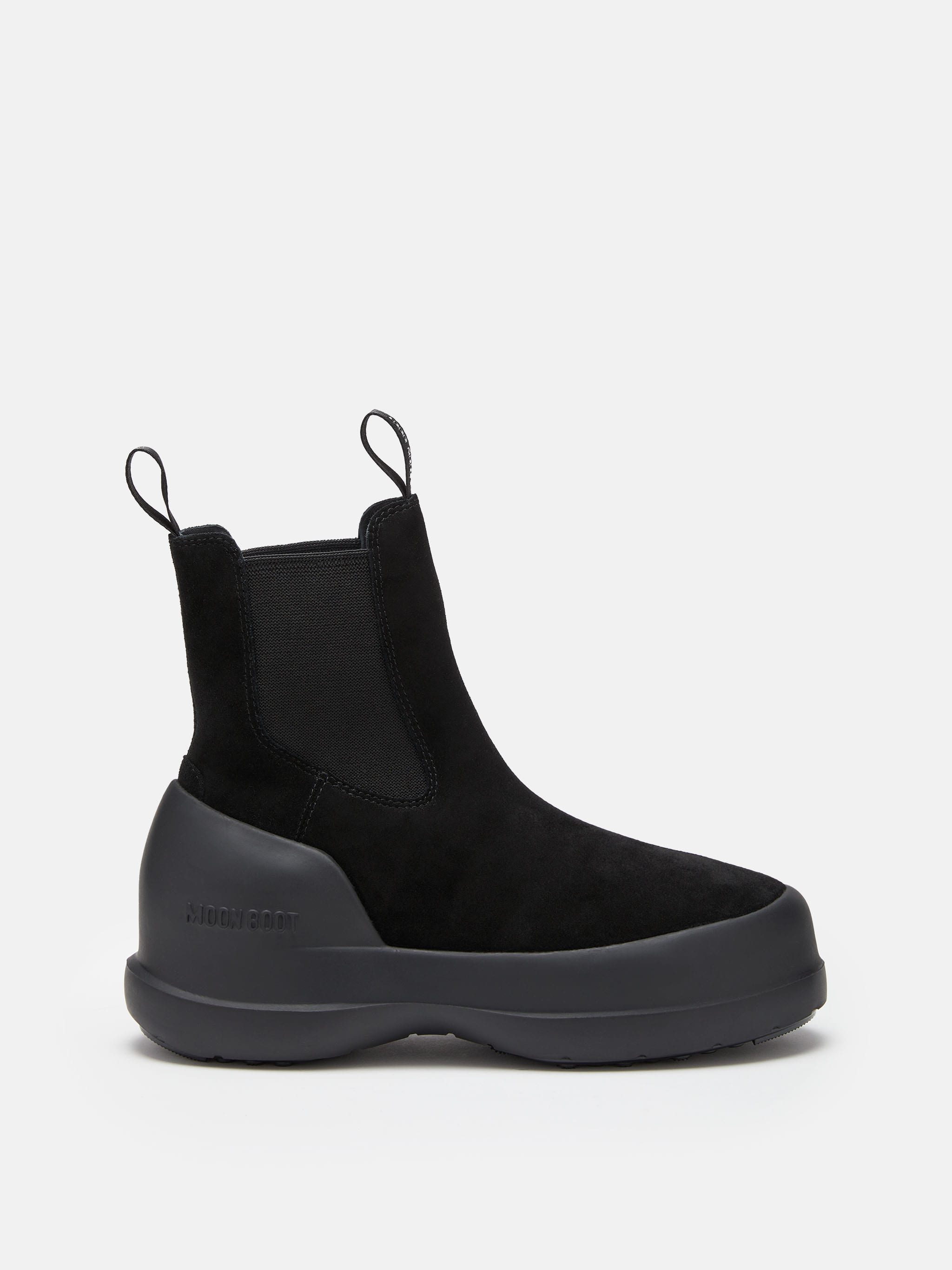 LUNA BLACK SUEDE CHELSEA BOOTS image number 0