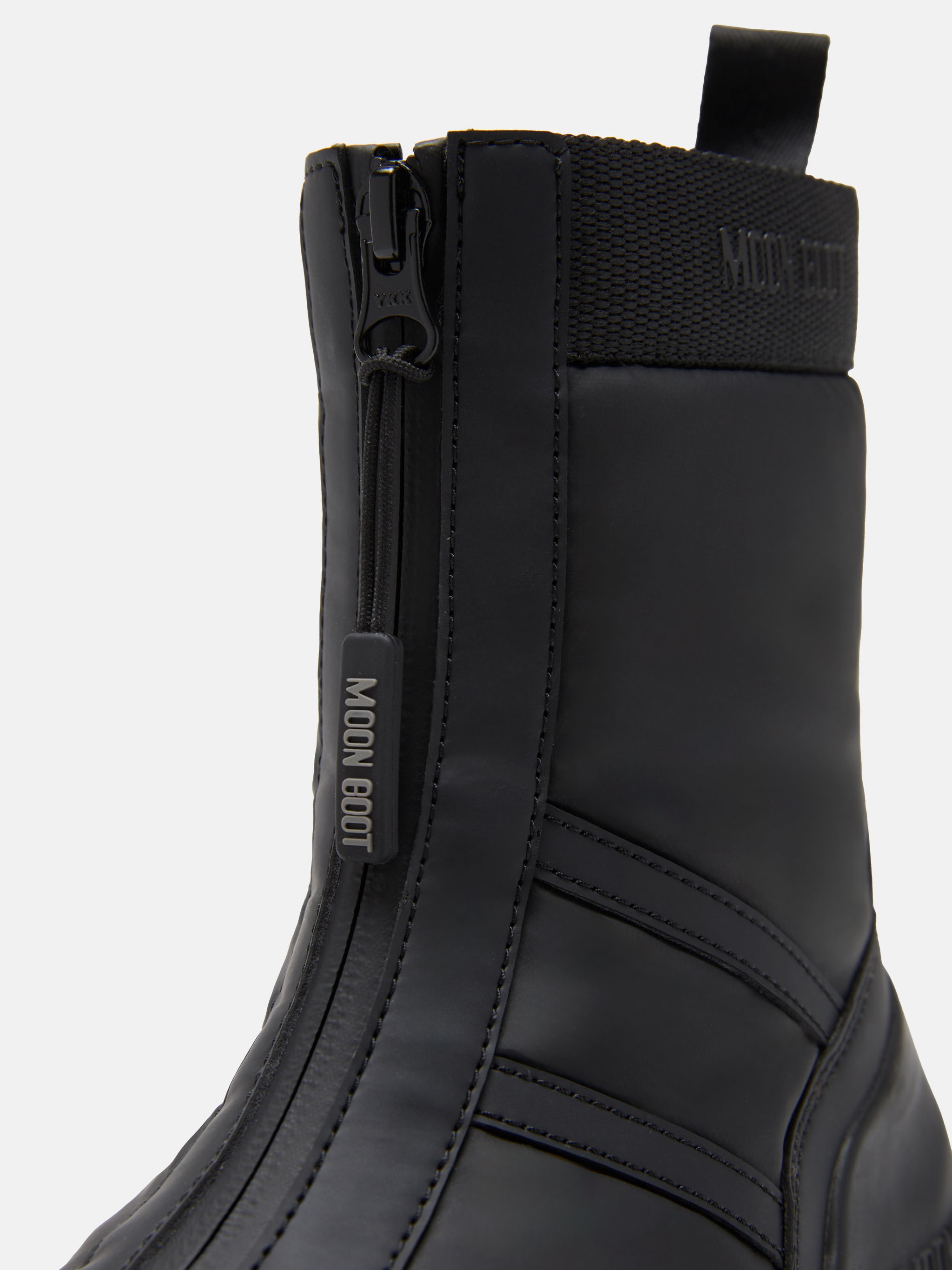 LUNA BLACK ZIP BOOTS image number 2