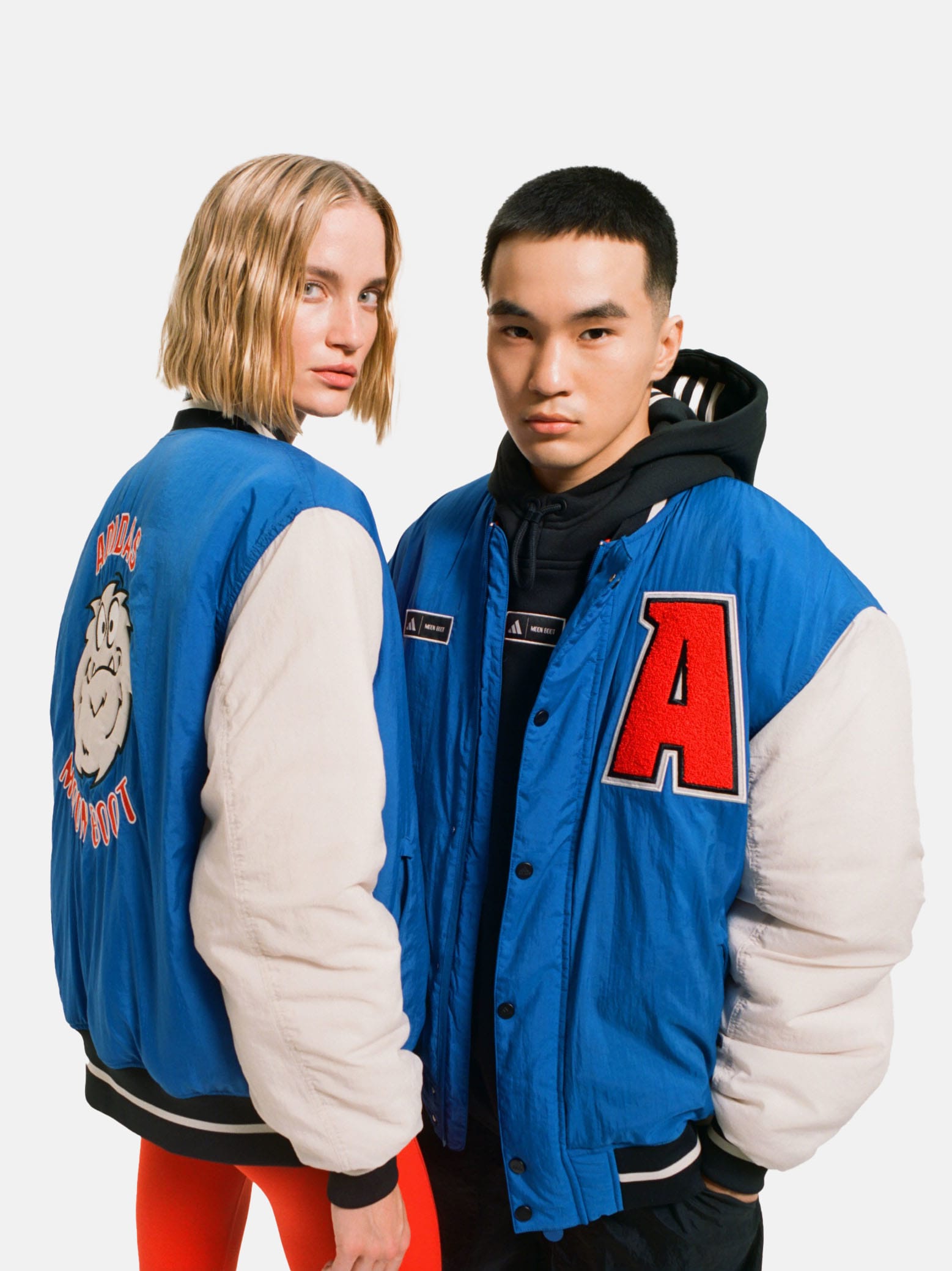 adidas x Moon Boot Varsity Jacket image number 2