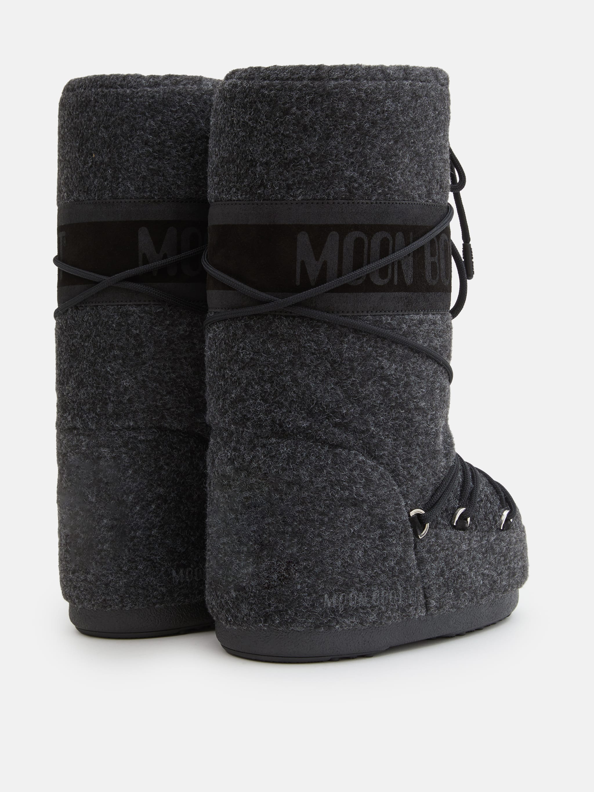 ICON BLACK FELT BOOTS